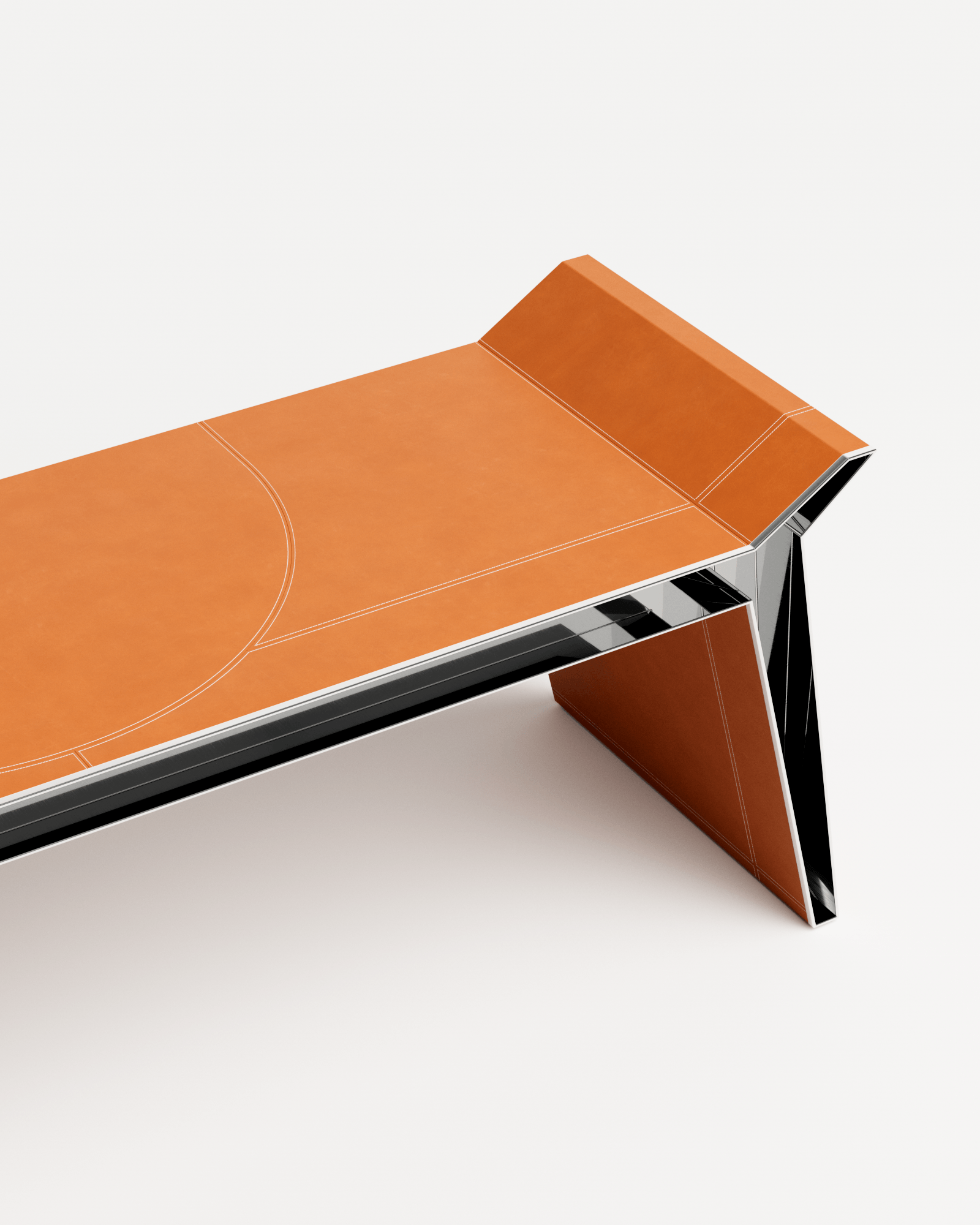 Stamp by Christophe Perichon, made of Steel and Leather, Brown version, picture 5