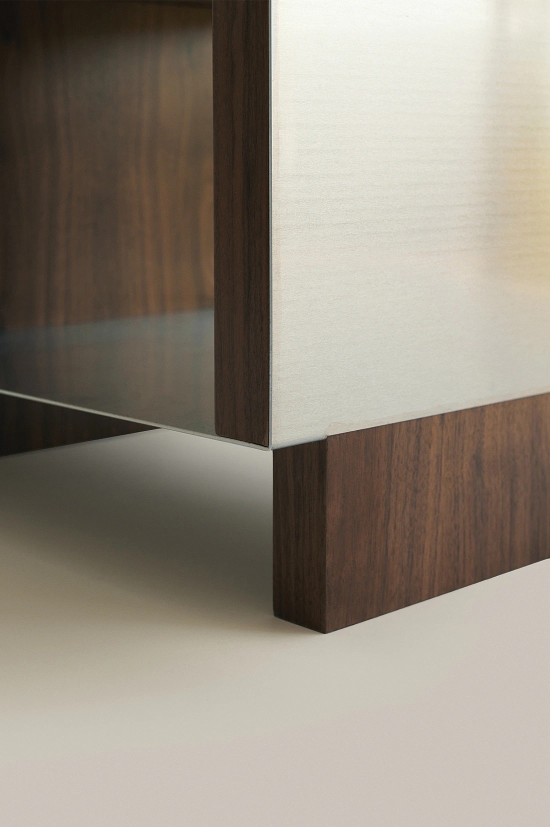 B1 by Sofia De=Francesco, made of Wood  and Steel, Solid Walnut Wood version, picture 4