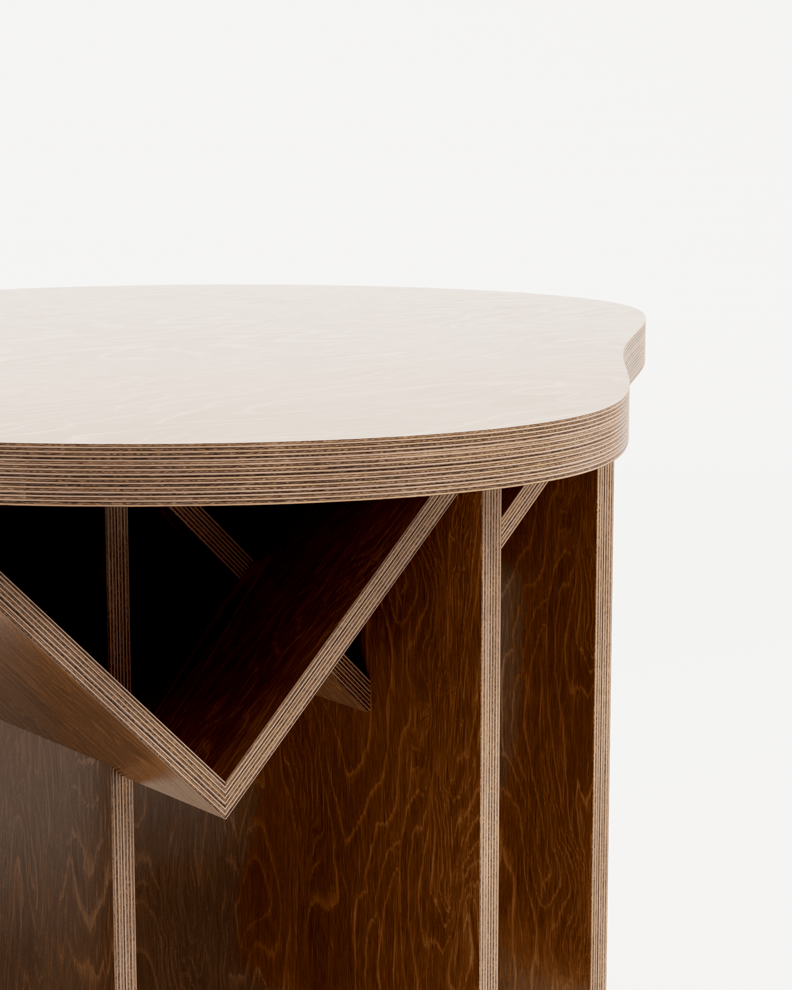 You & Me by Goons, made of Plywood and , Satin French Oak version, picture 5