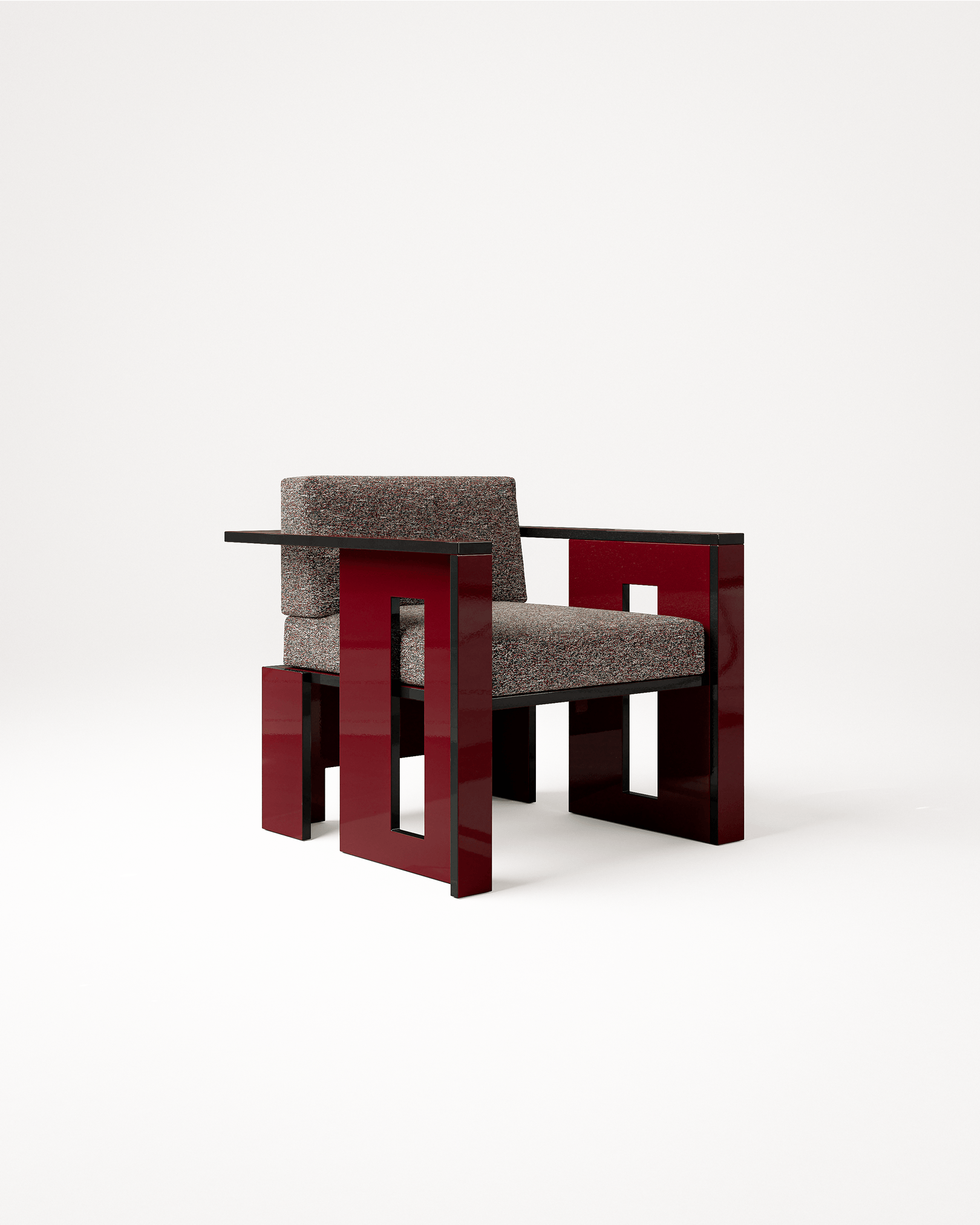 Lacquered Armchair, 2093, Garance Vallée