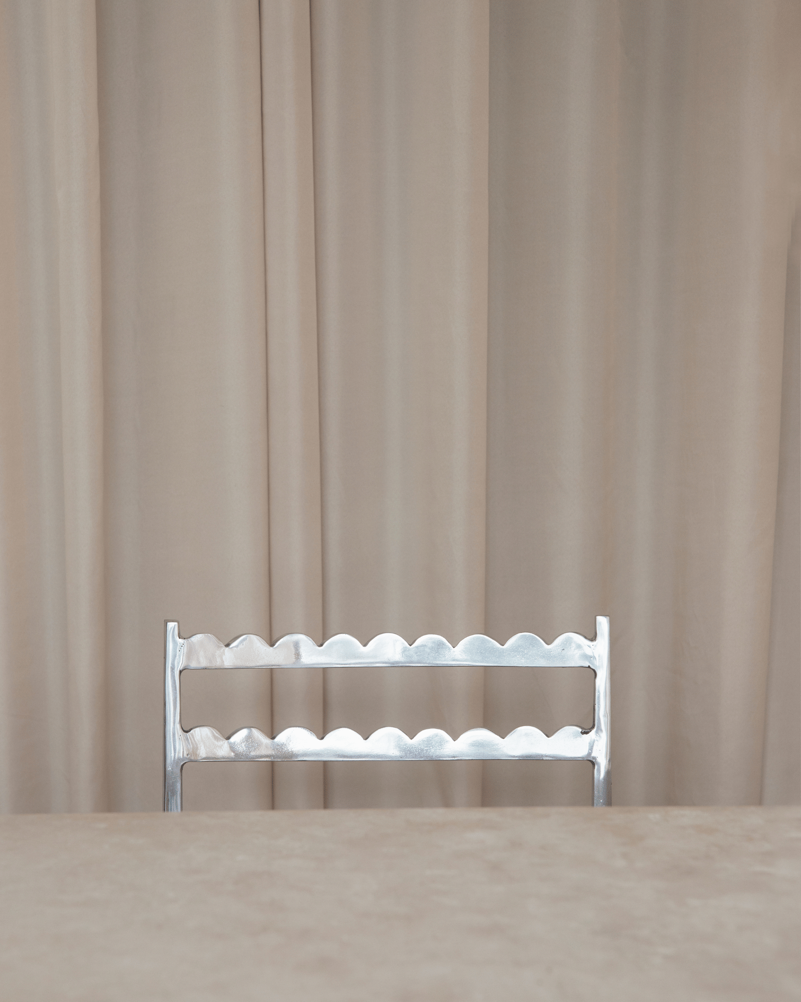 Alcocer by Ohla Studio, made of Aluminium and , Polished aluminium version, picture 12