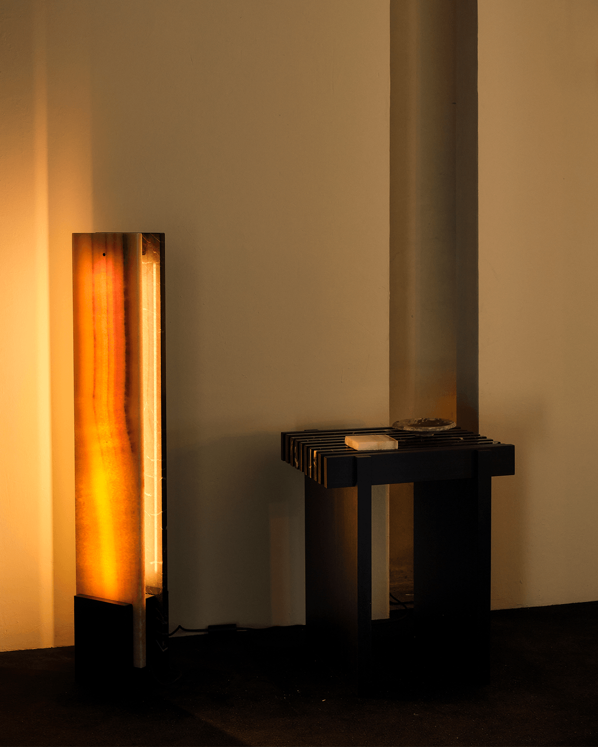 Antechamber by StudioDanielK, made of Marble and Steel, Honey Onyx version, picture 7