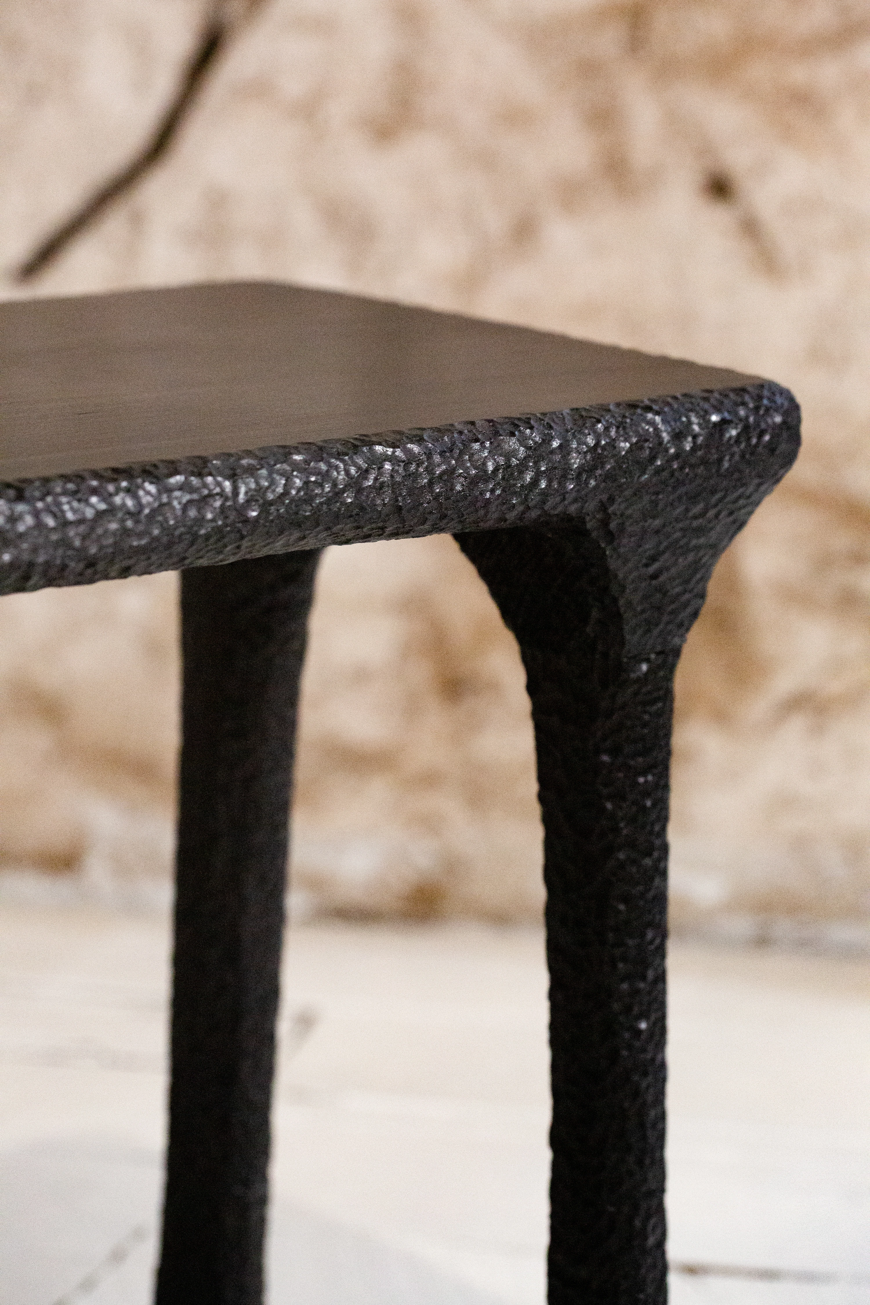 Moon Bench - Beech (view 4)