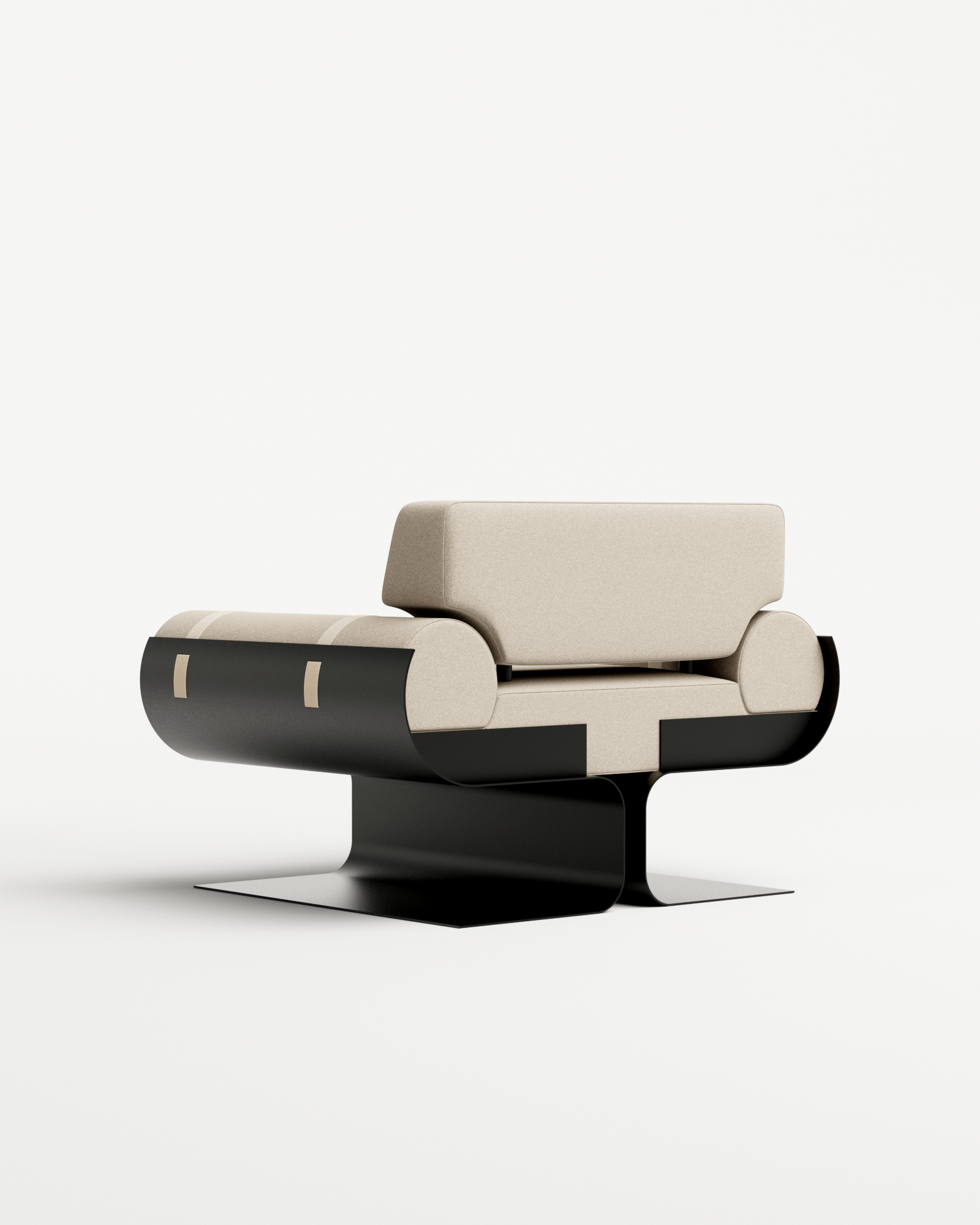 Arès by Roche & Frères, made of Velvet and Strap, Perla version, picture 2