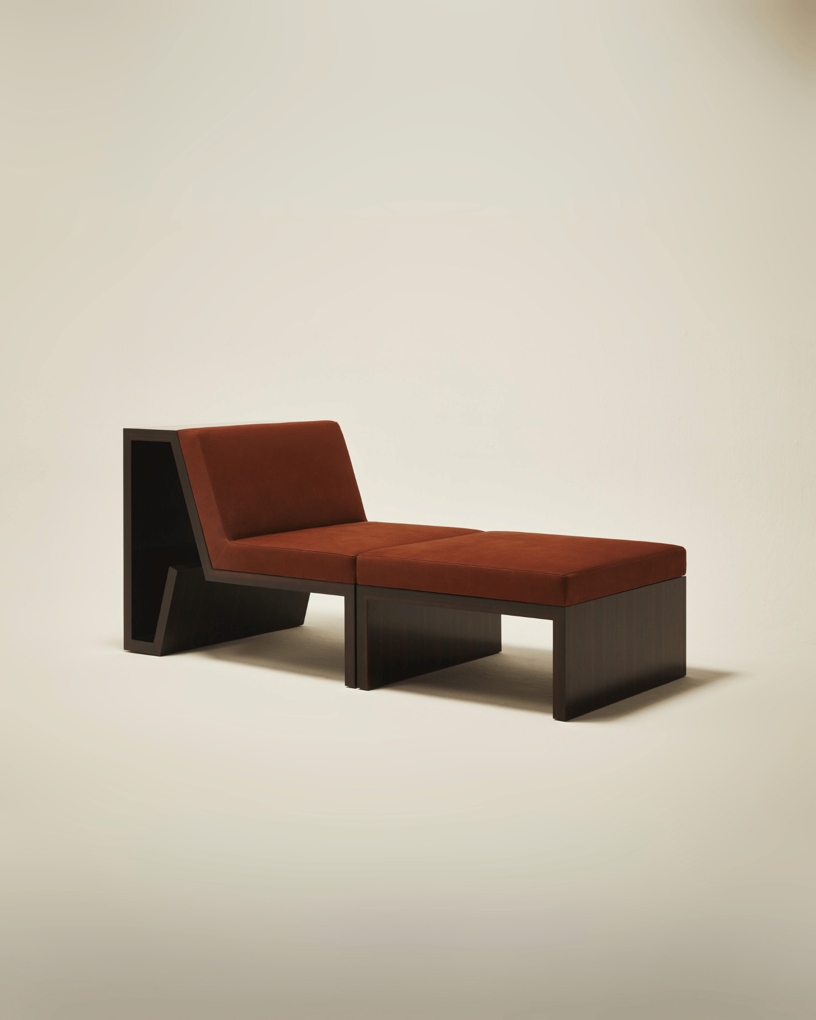 Continuous by Atelier FM, made of Wood and Leather, Macassar Ebony version, picture 8