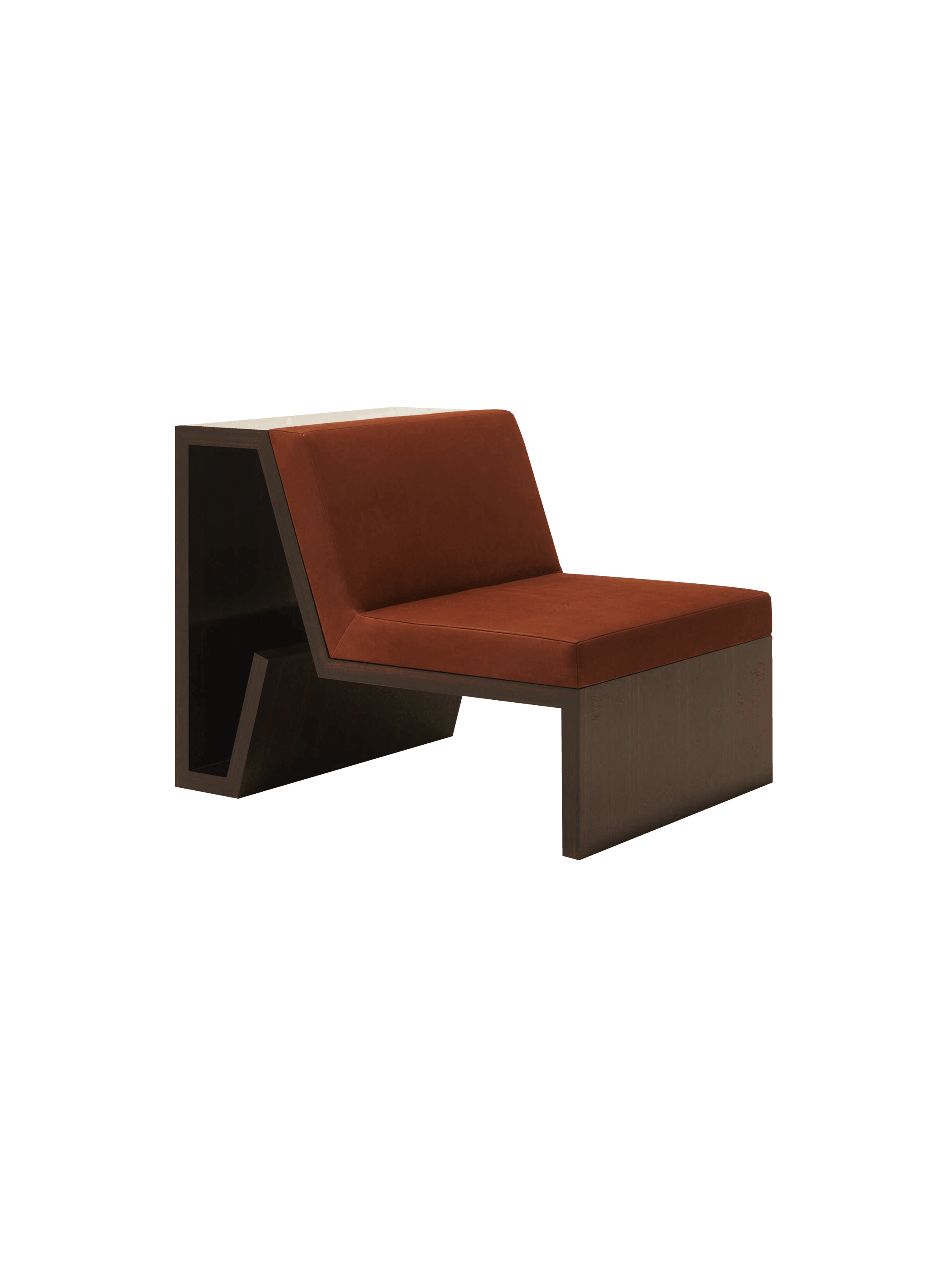Continuous by Atelier FM, made of Wood and Leather, Macassar Ebony version, picture 0