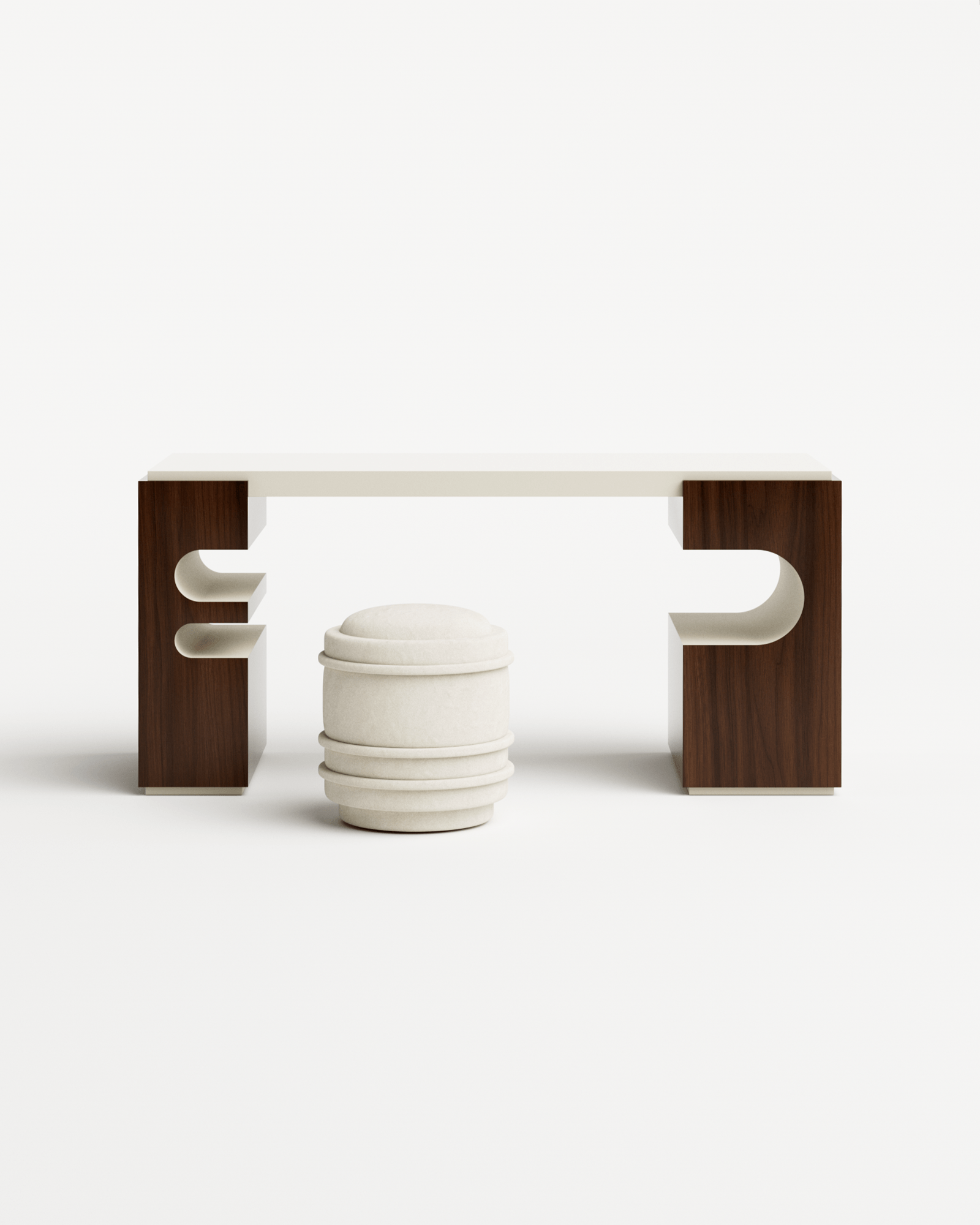 Dolci by Fabrice Juan, made of Lacquer and Wood, Lacquer & Eucalyptus Wood version, picture 3