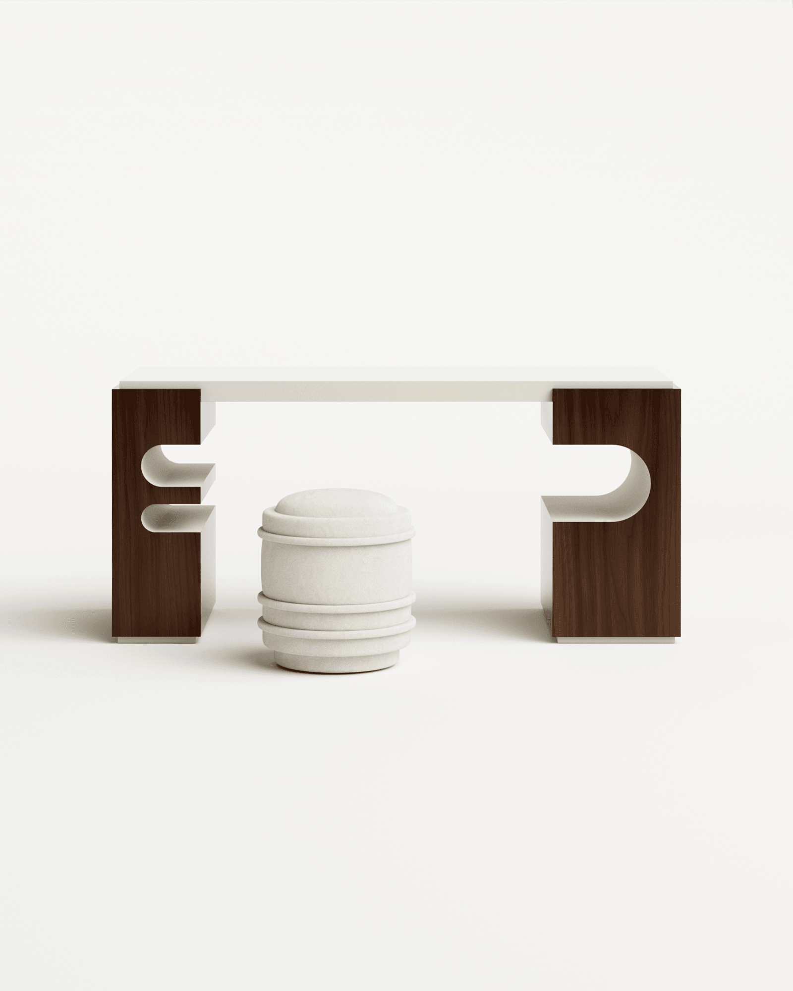 Dolci by Fabrice Juan, made of Lacquer and Wood, Lacquer & Eucalyptus Wood version, picture 3