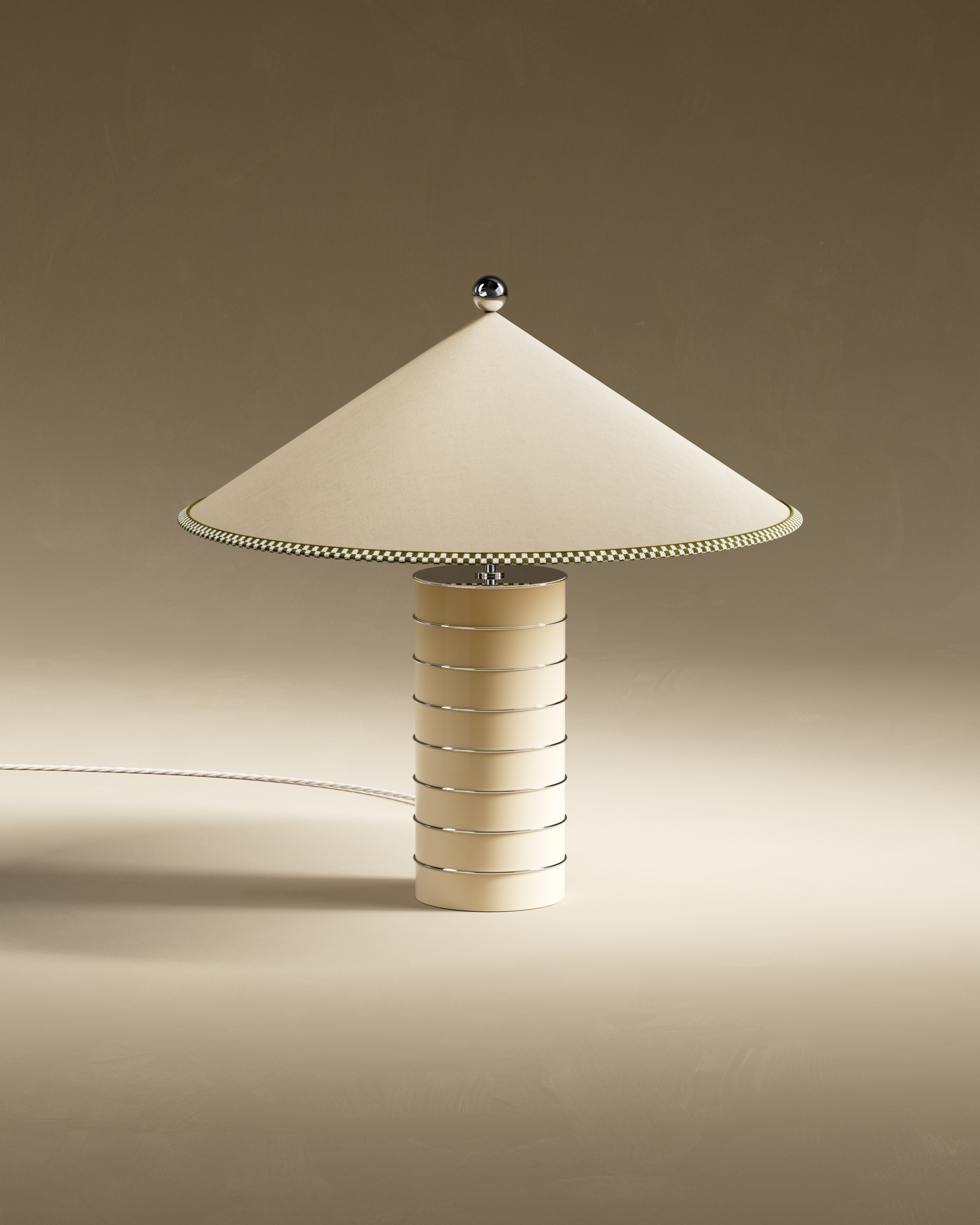 Ec8 by Necchi Architecture, made of Wood and Cotton, Ivory version, picture 3