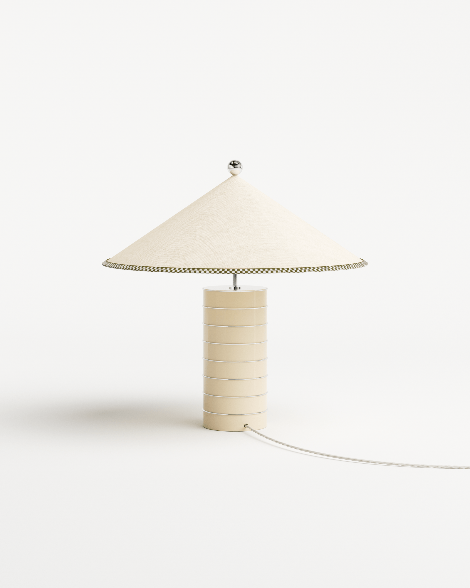 Ec8 by Necchi Architecture, made of Wood and Cotton, Ivory version, picture 2