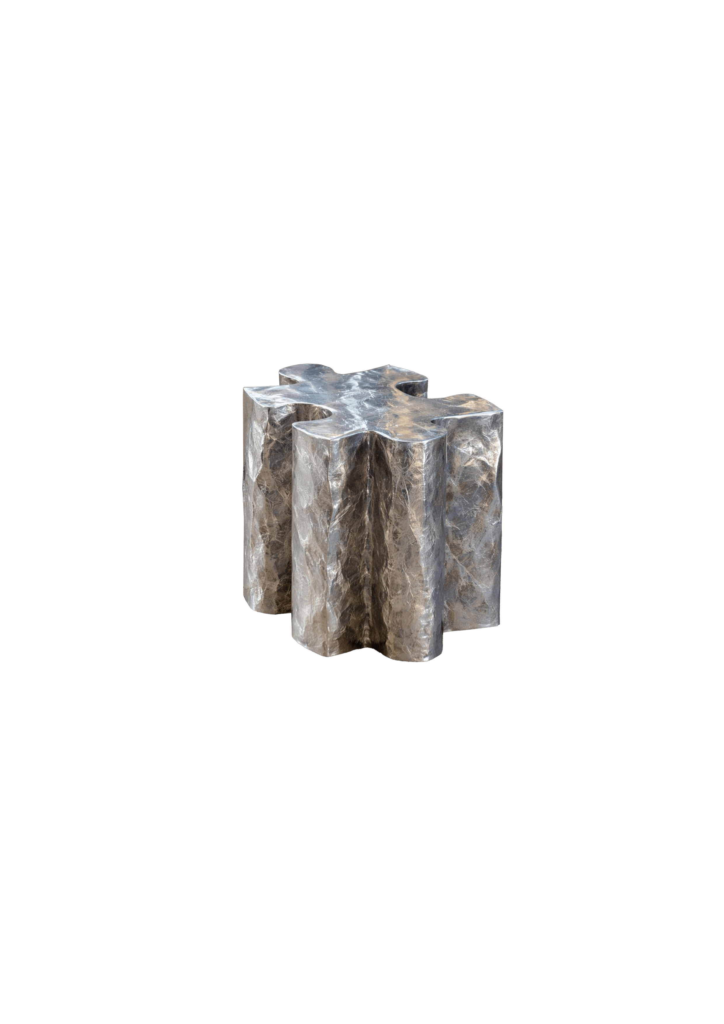 Puzzle Aluminium polished top, meteor