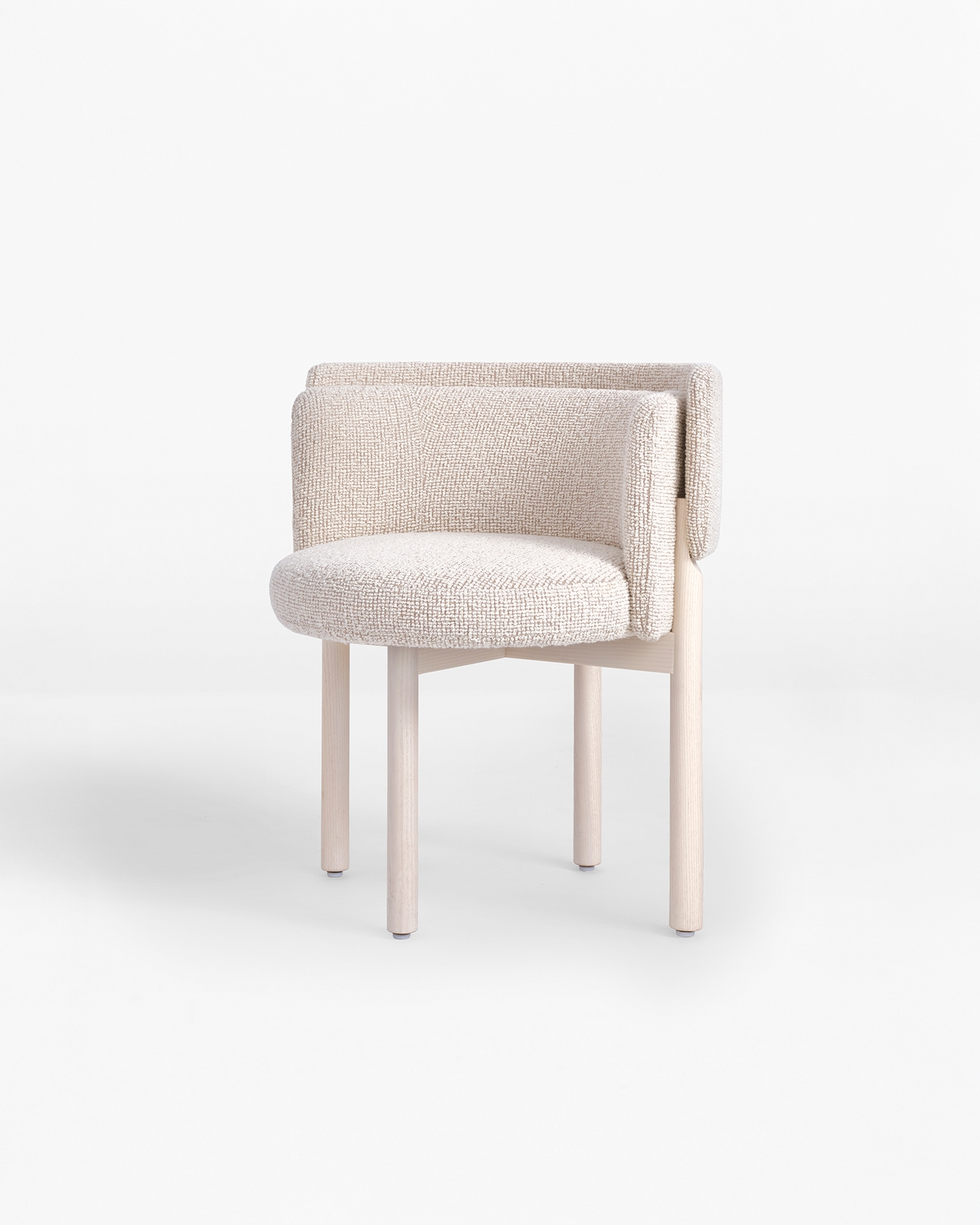 Editions Paolo Ferrari Double Layered Back Dining Chair by Studio Paolo Ferrari, made of Upholstery, picture 0