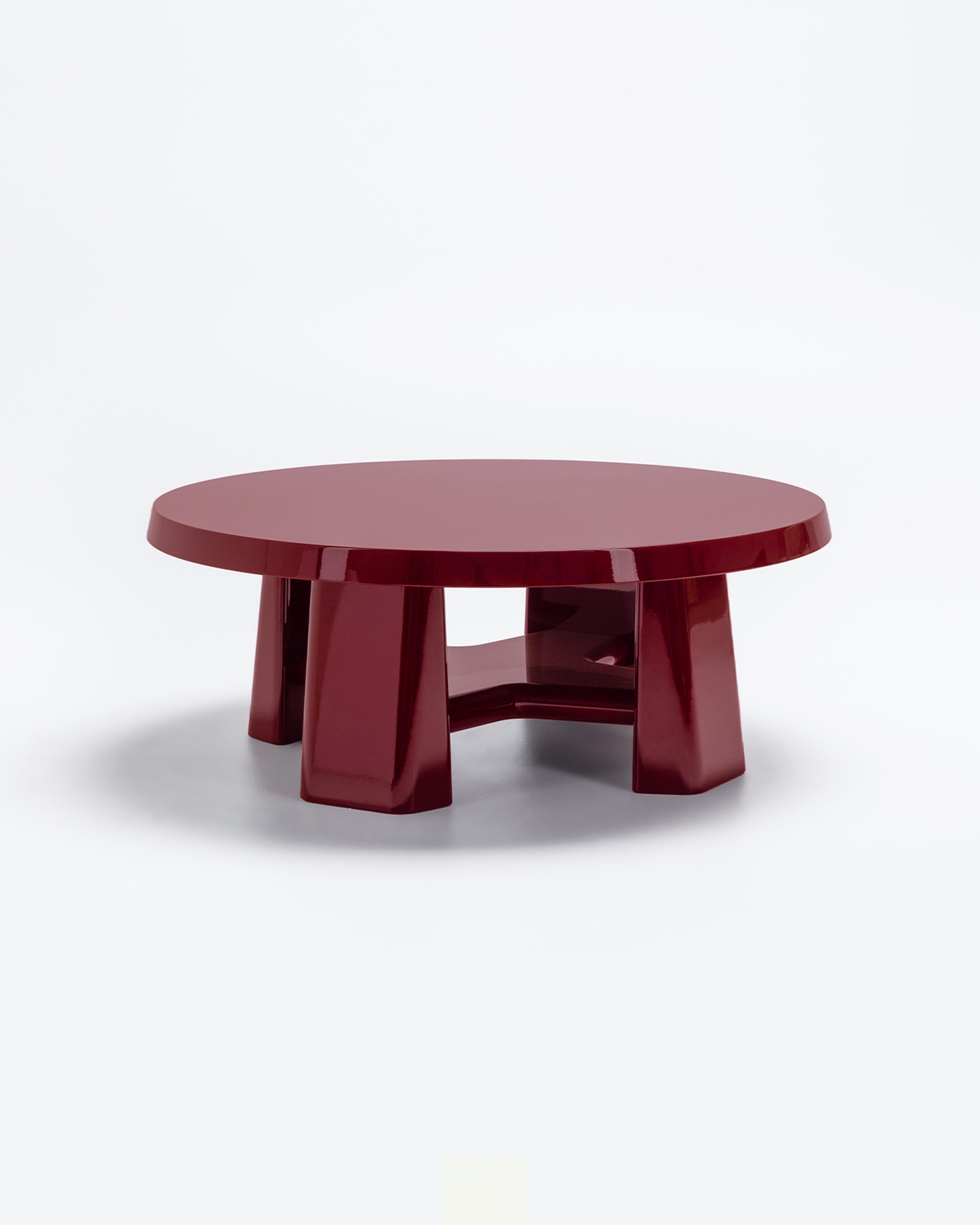 Editions Paolo Ferrari by Studio Paolo Ferrari, made of Wood and , Red Lacquer version, picture 1