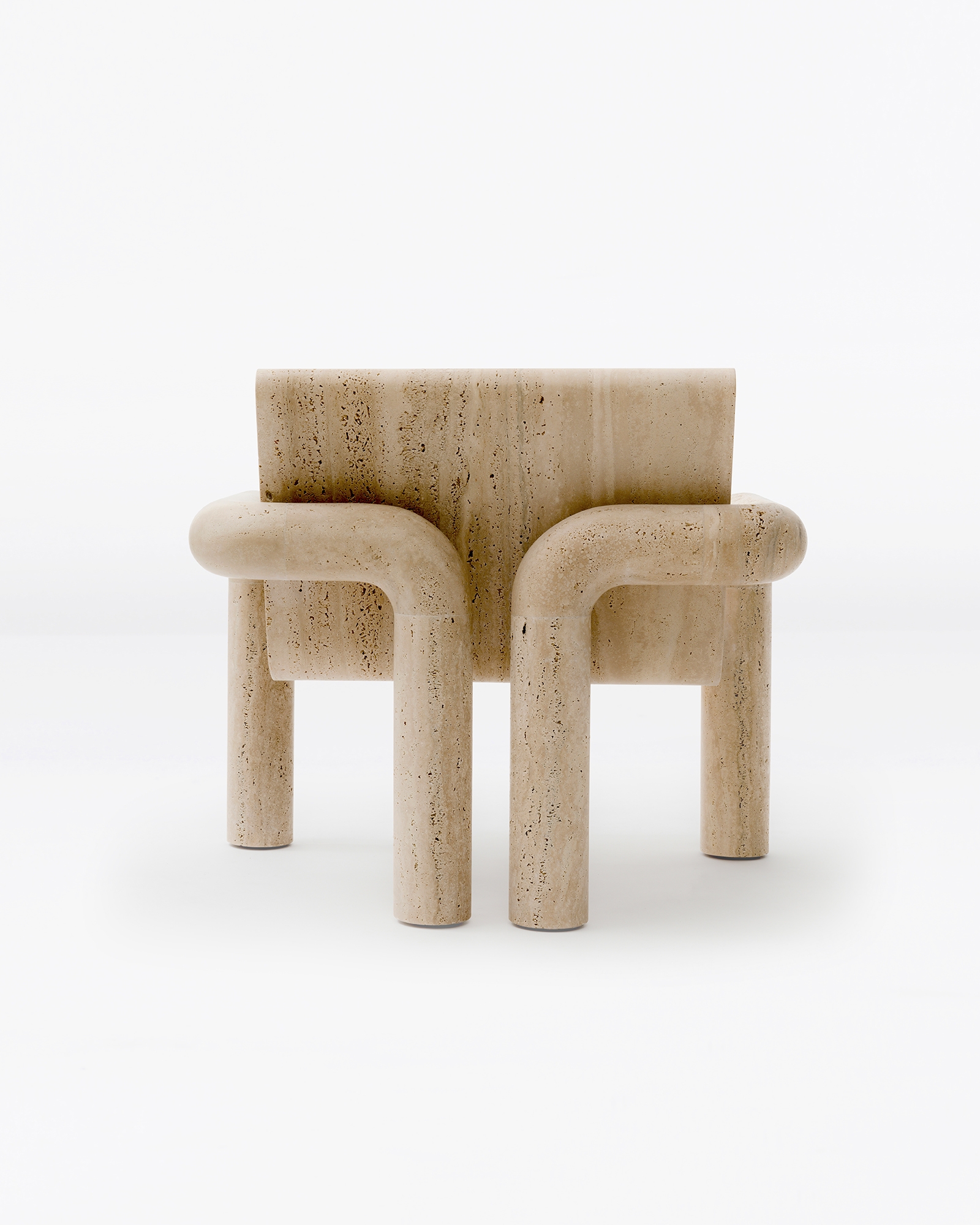 Editions Paolo Ferrari by Studio Paolo Ferrari, made of Travertin and , Travertine version, picture 3