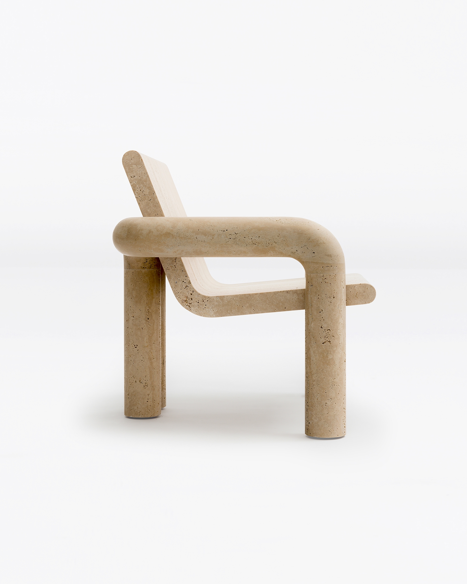 Editions Paolo Ferrari by Studio Paolo Ferrari, made of Travertin and , Travertine version, picture 1