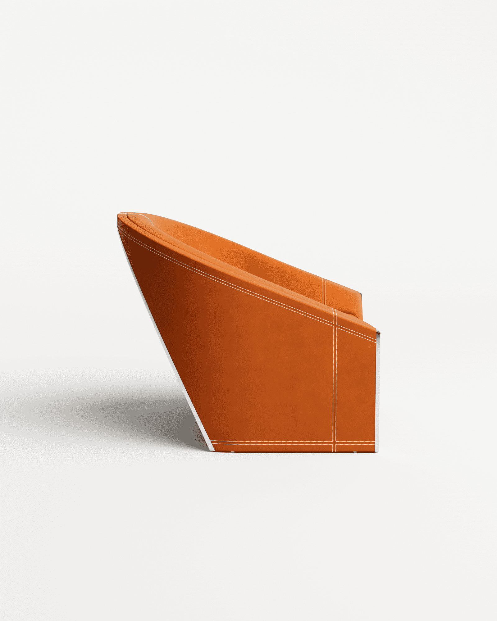 Stamp by Christophe Perichon, made of Steel and Leather, Brown version, picture 1