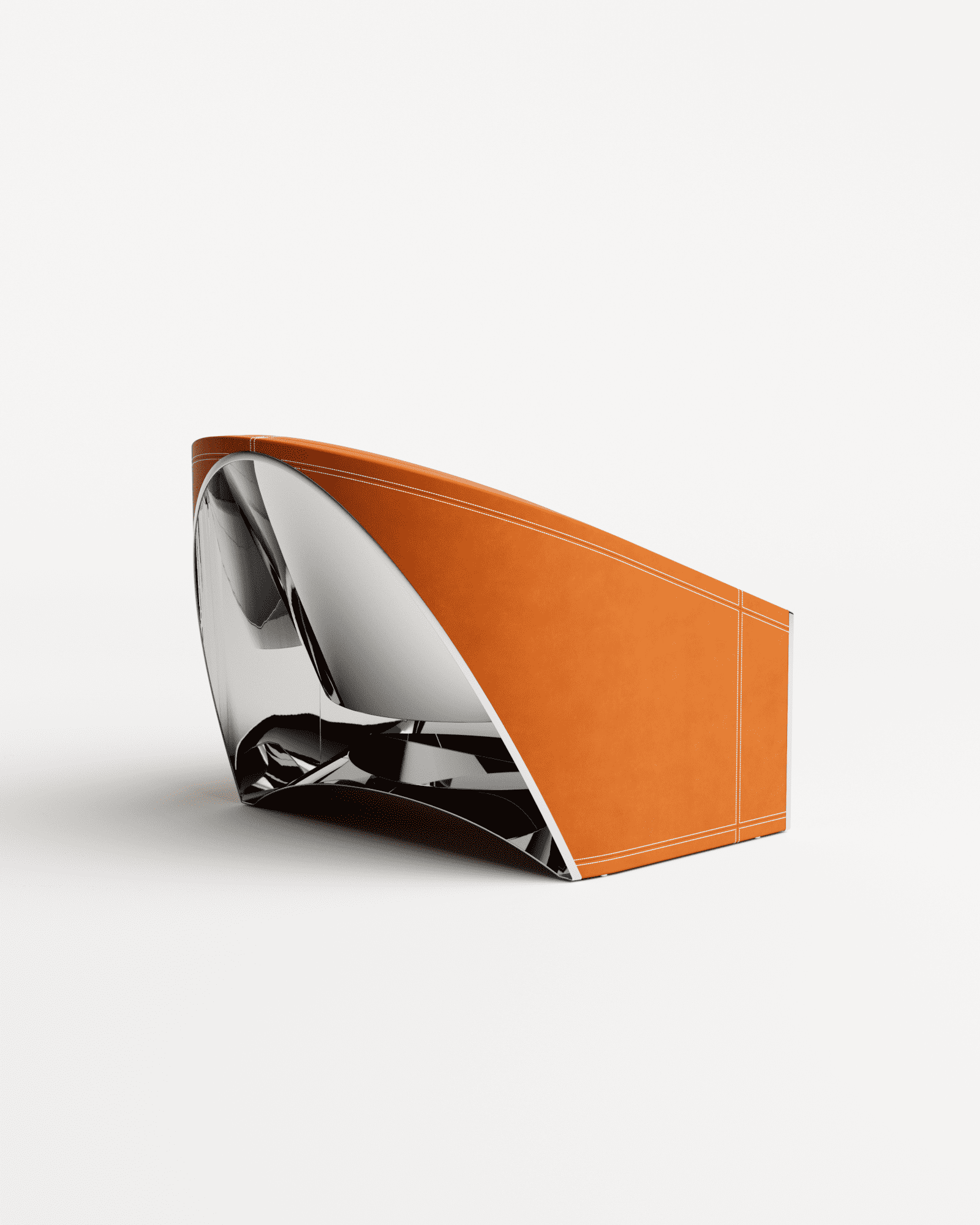 Stamp by Christophe Perichon, made of Steel and Leather, Brown version, picture 2