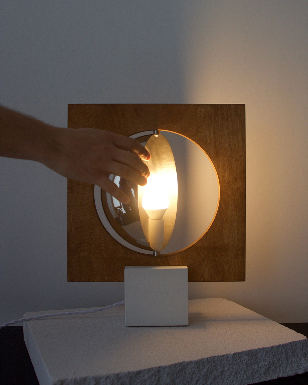 Galileo by Edoardo Lietti, made of Plywood and Concrete, Wood version, picture 4