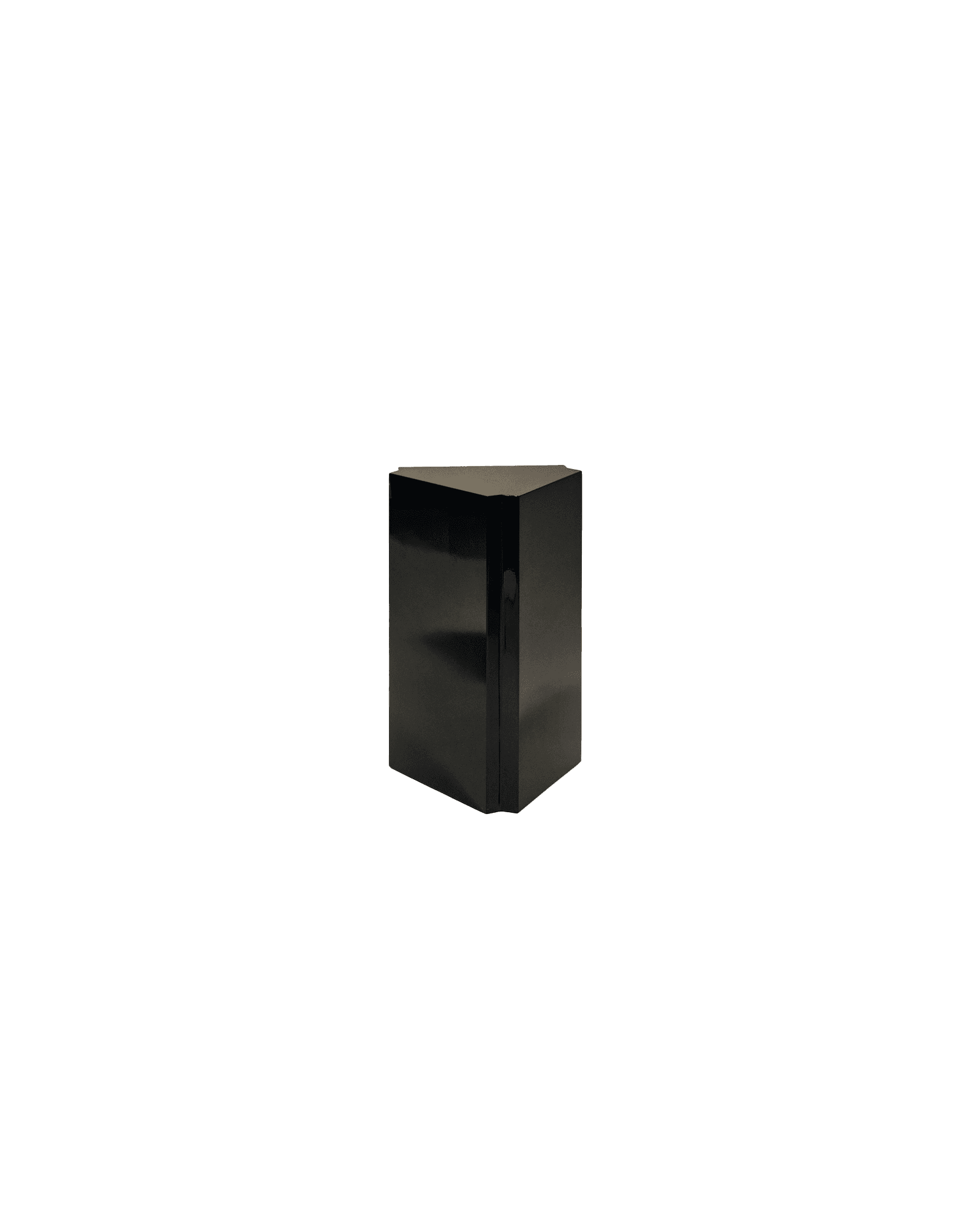 Podium by De Troupe - dark lacquered seating, Intermezzo collection, architectural platform form