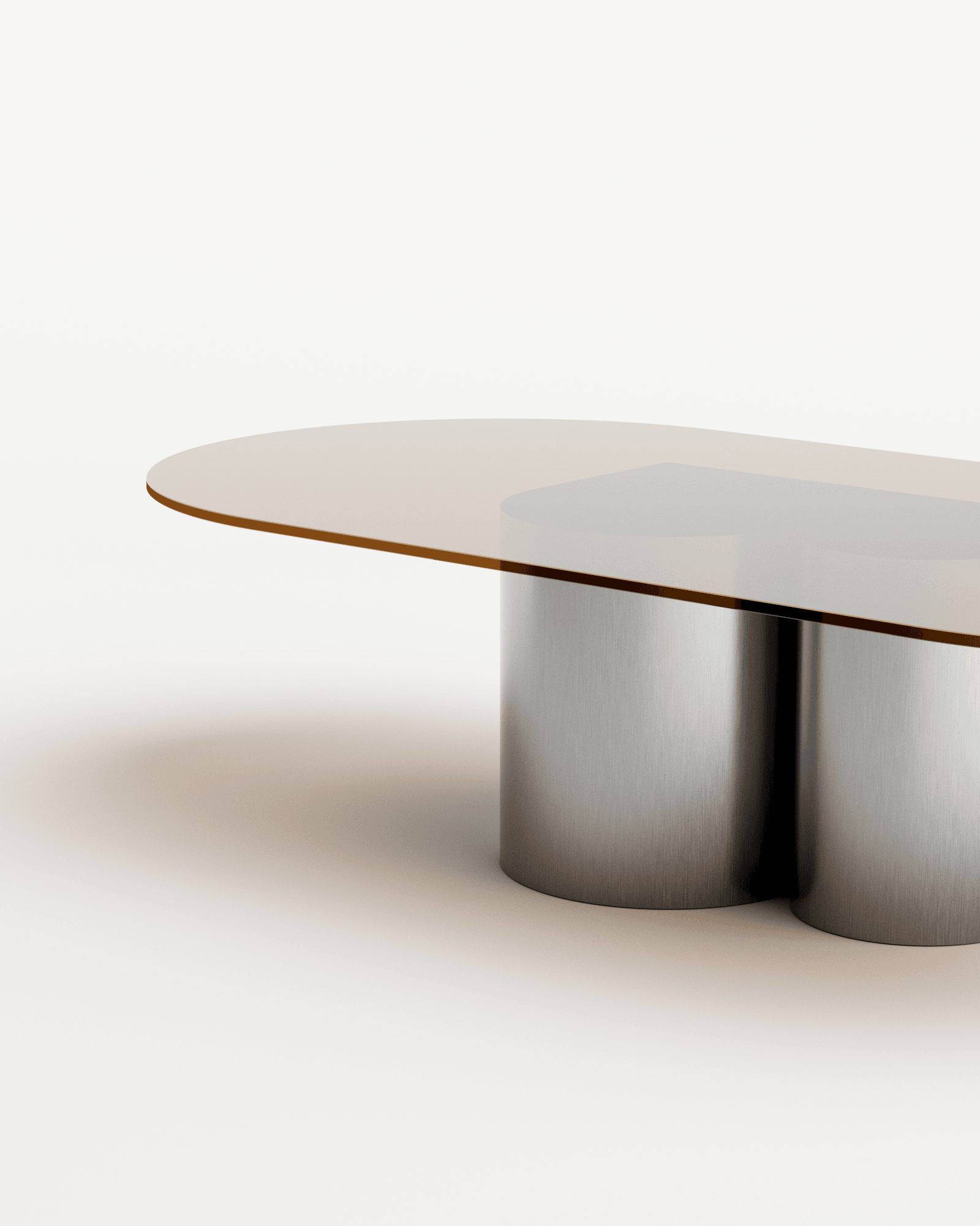 International by Bateaumagne, made of Steel and Tempered Glass, Bronze Tinted version, picture 4