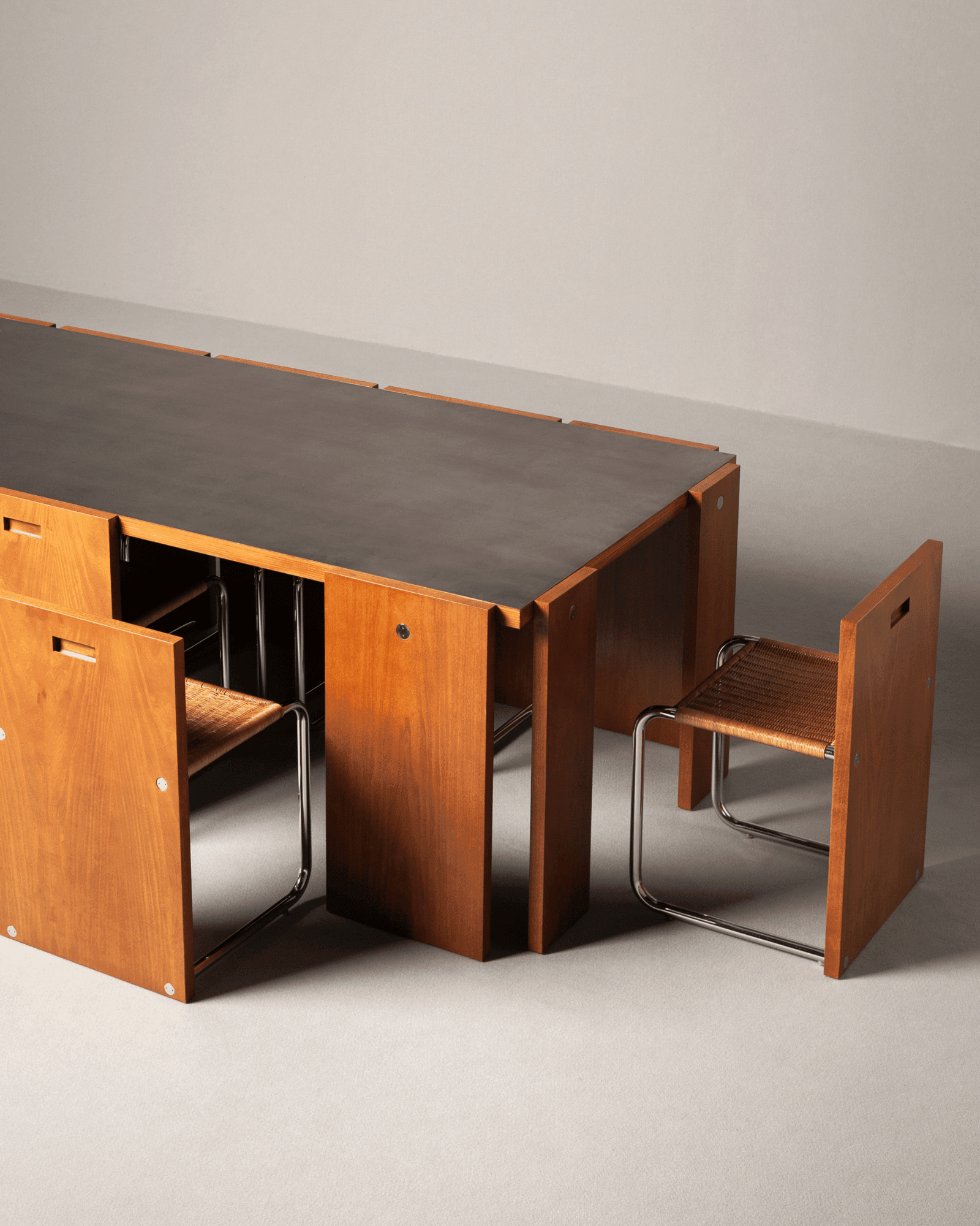 Drop 01 by Interni Venosta, made of Wood and Steel, Wood version, picture 4