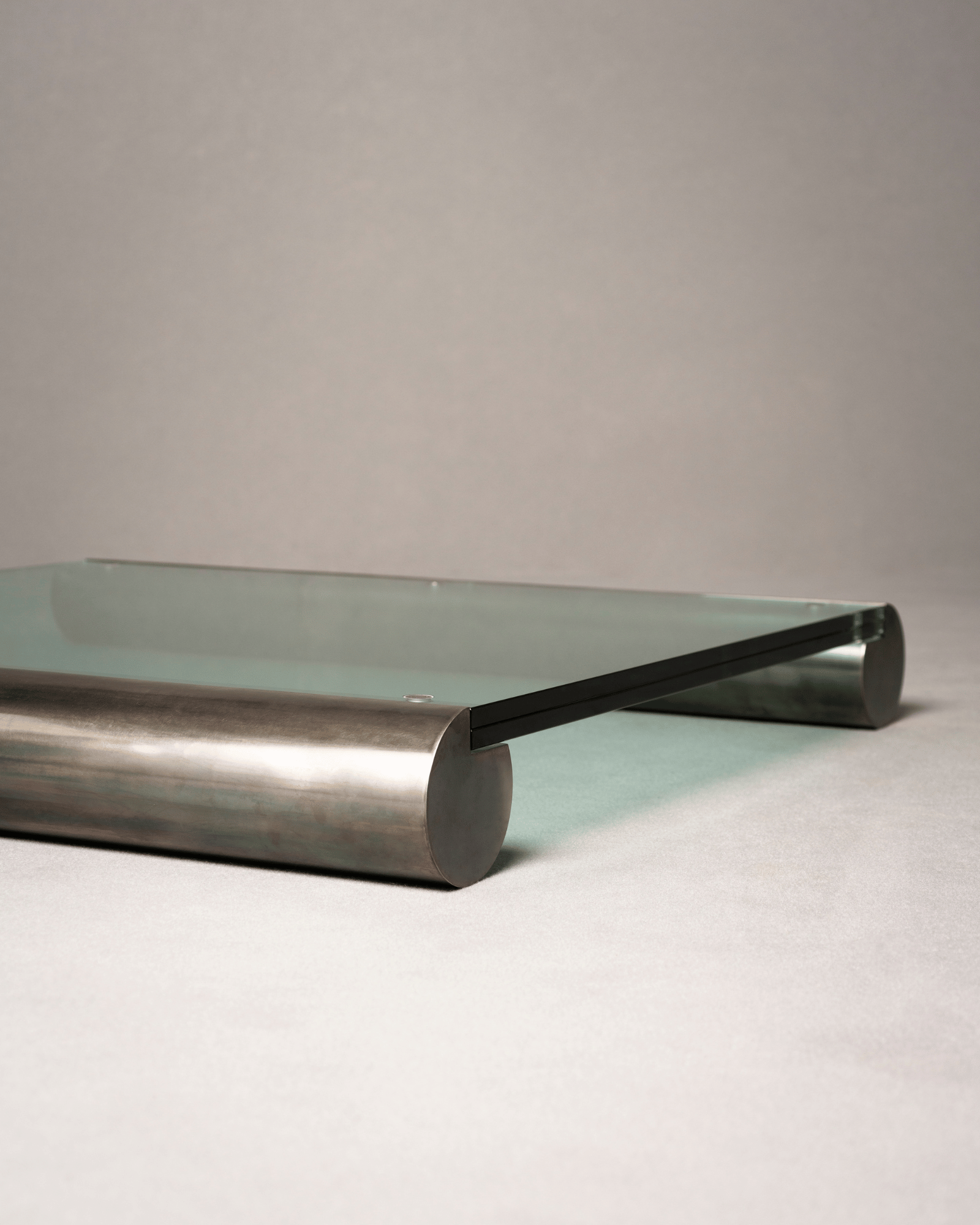 Drop 01 by Interni Venosta, made of Steel and Glass, Treated steel version, picture 1
