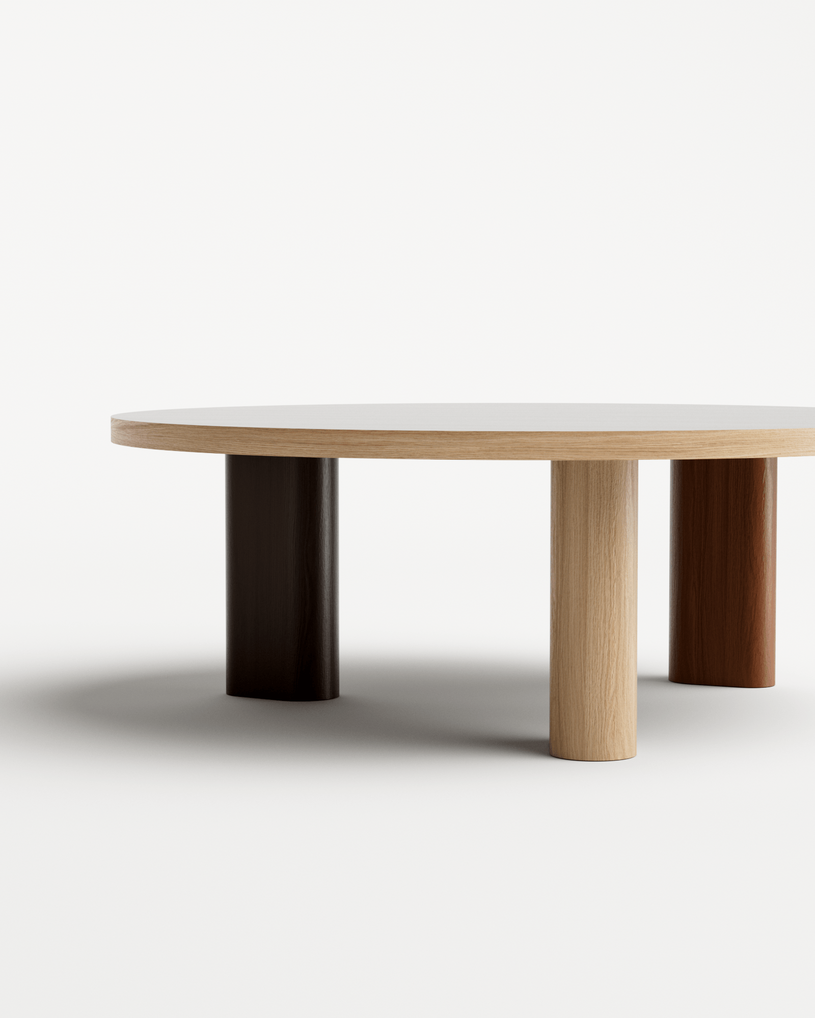 Triptyque by Kann Design, made of Wood and , Oak version, picture 2
