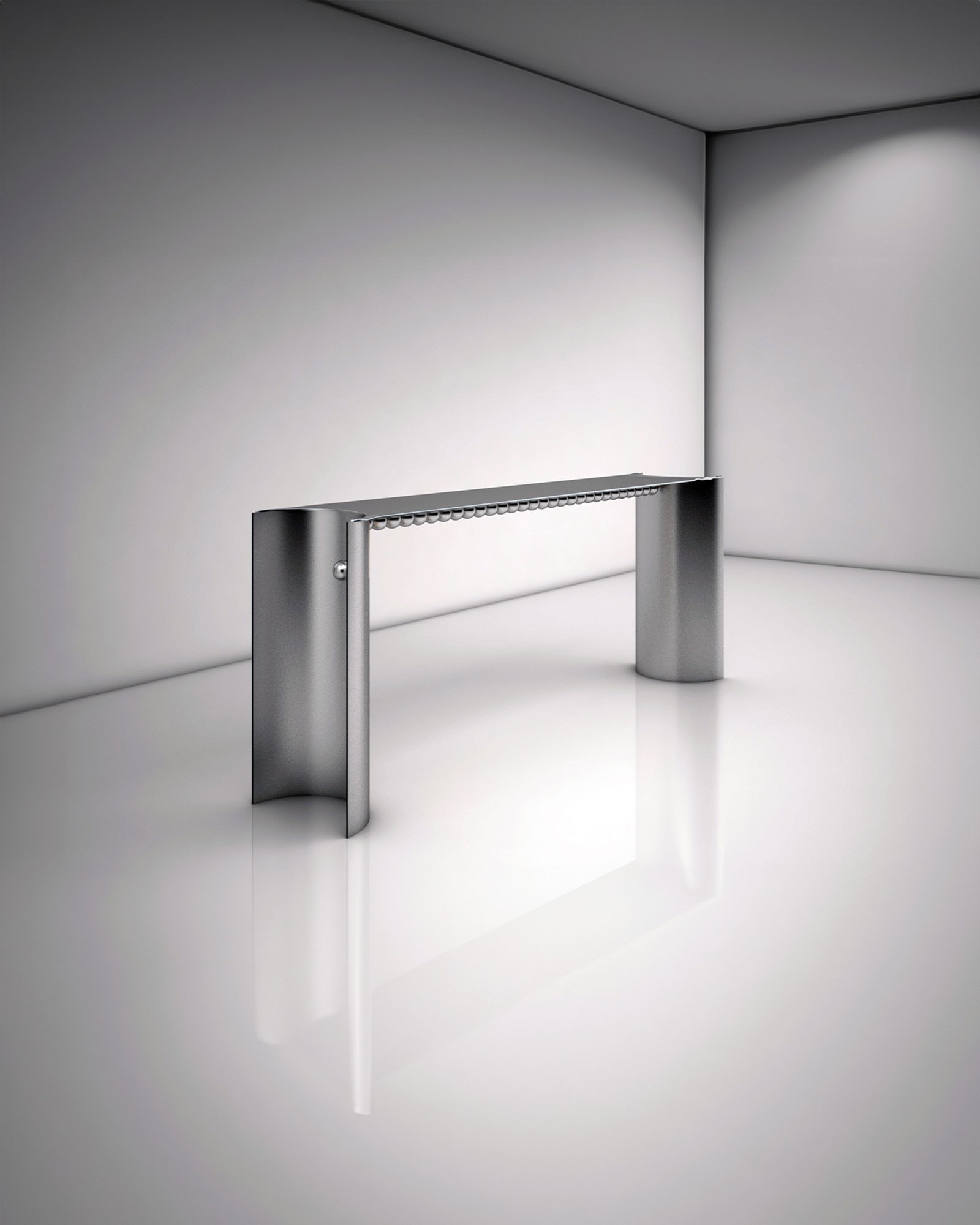 Pendulum Console Chrome, Karina Sukar Collection, Karina Sukaer 02