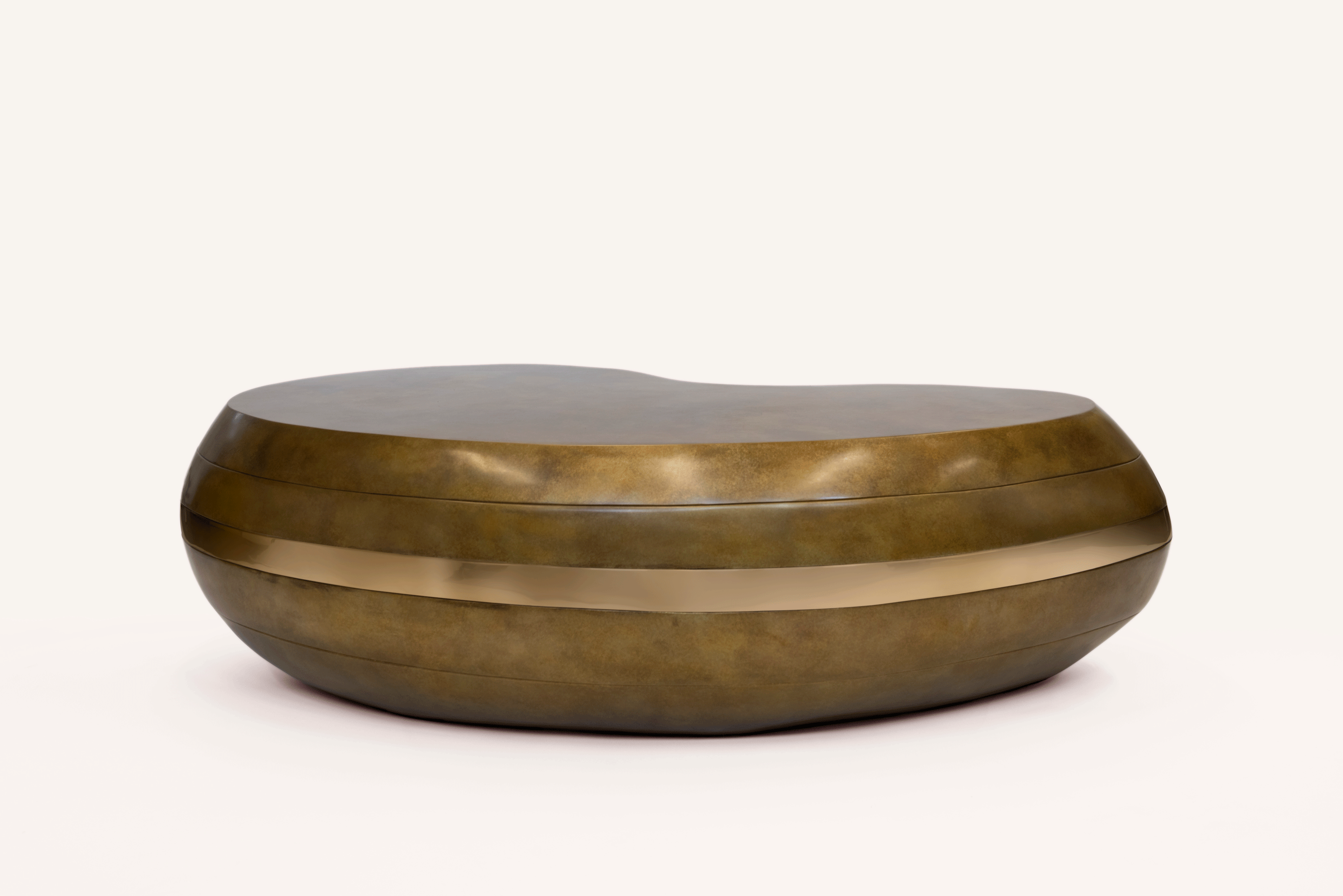 Konekt Collection by Konekt, made of Bronze and , Hand-Patina Bronze with Polished Bronze Shelf version, picture 1