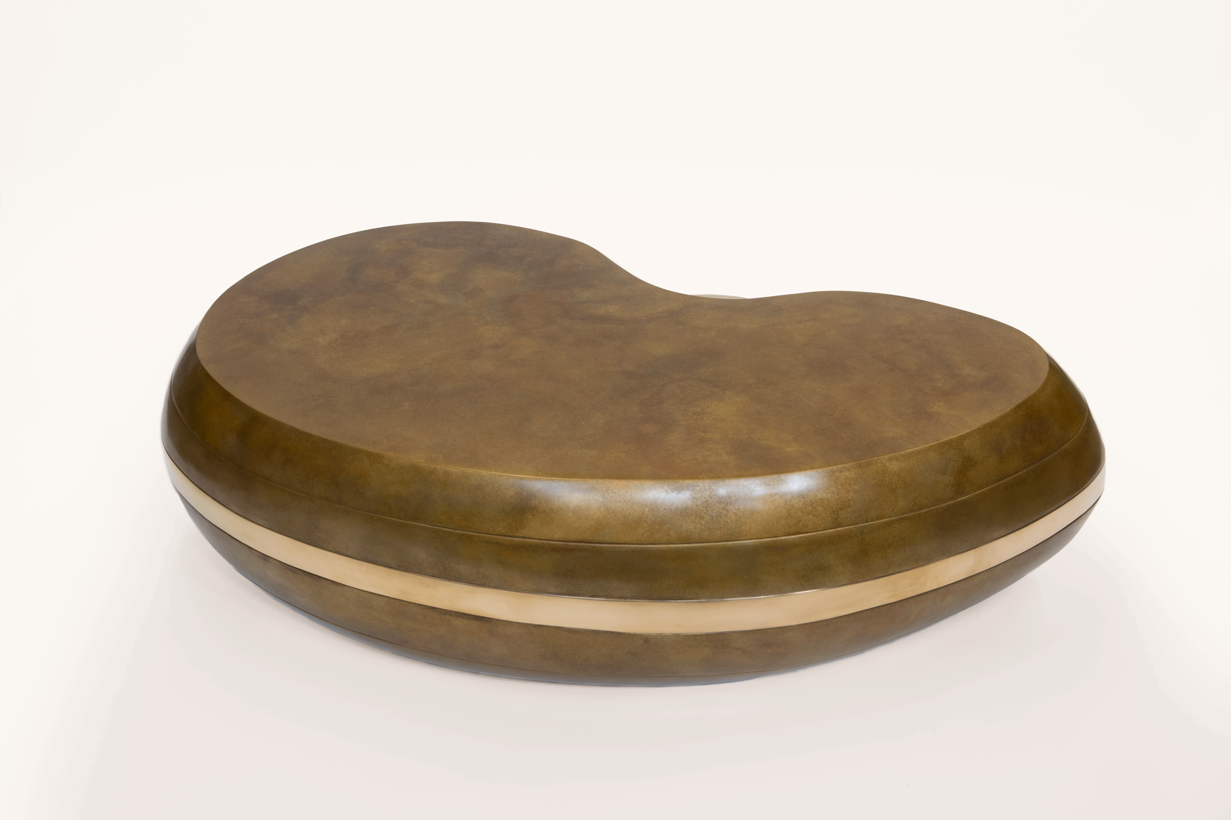 Konekt Collection by Konekt, made of Bronze and , Hand-Patina Bronze with Polished Bronze Shelf version, picture 3