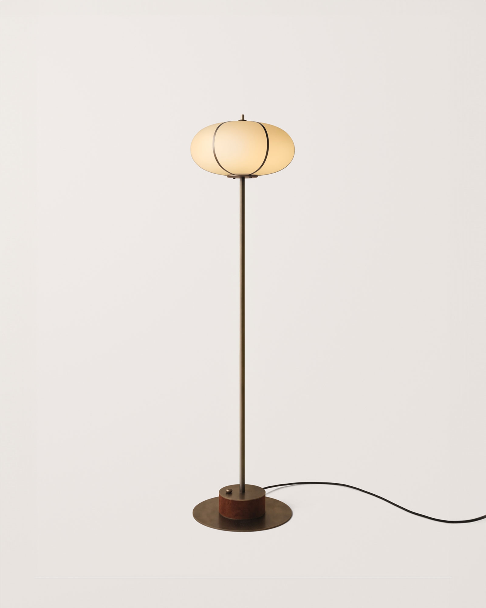 Rib Floor Lamp Ellipse, Konekt Collection, Konekt 03