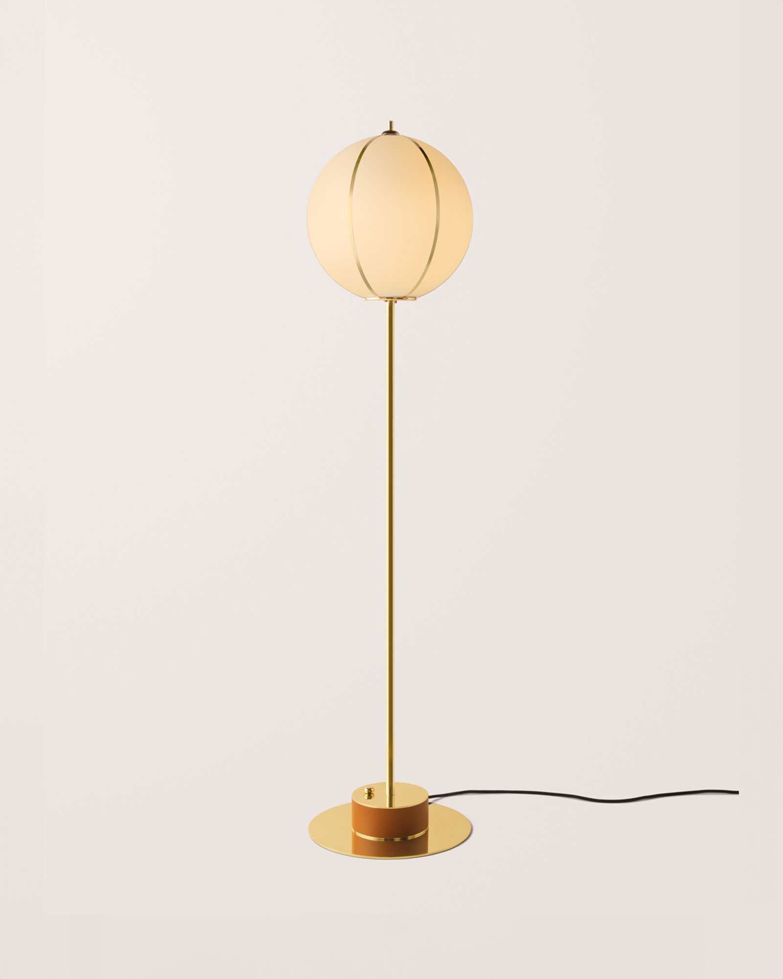 Rib Floor Lamp Sphere, Konekt Collection, Konekt 02