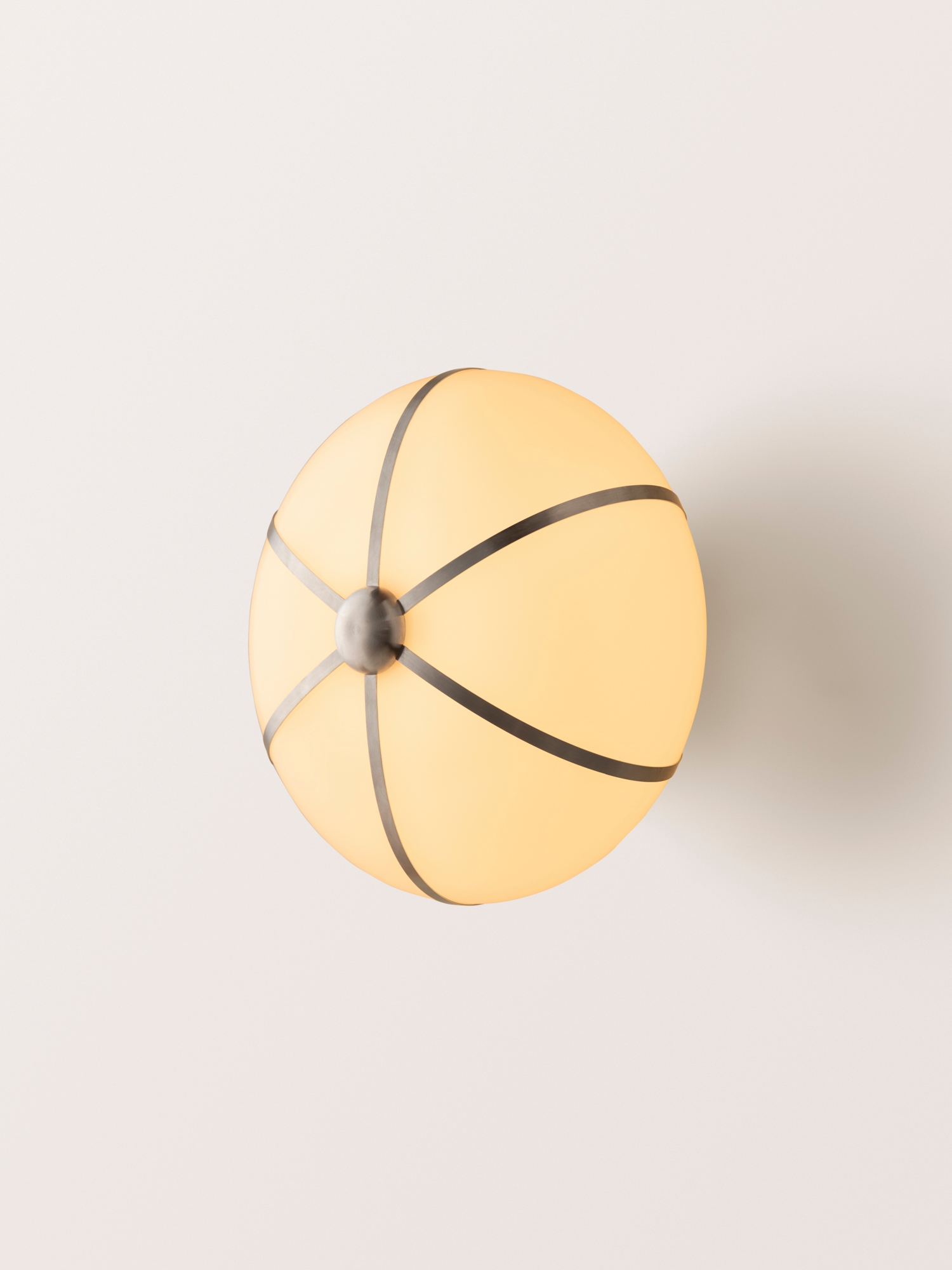 Konekt Collection by Konekt, made of Glass and Nickel, Satin Nickel version, picture 2