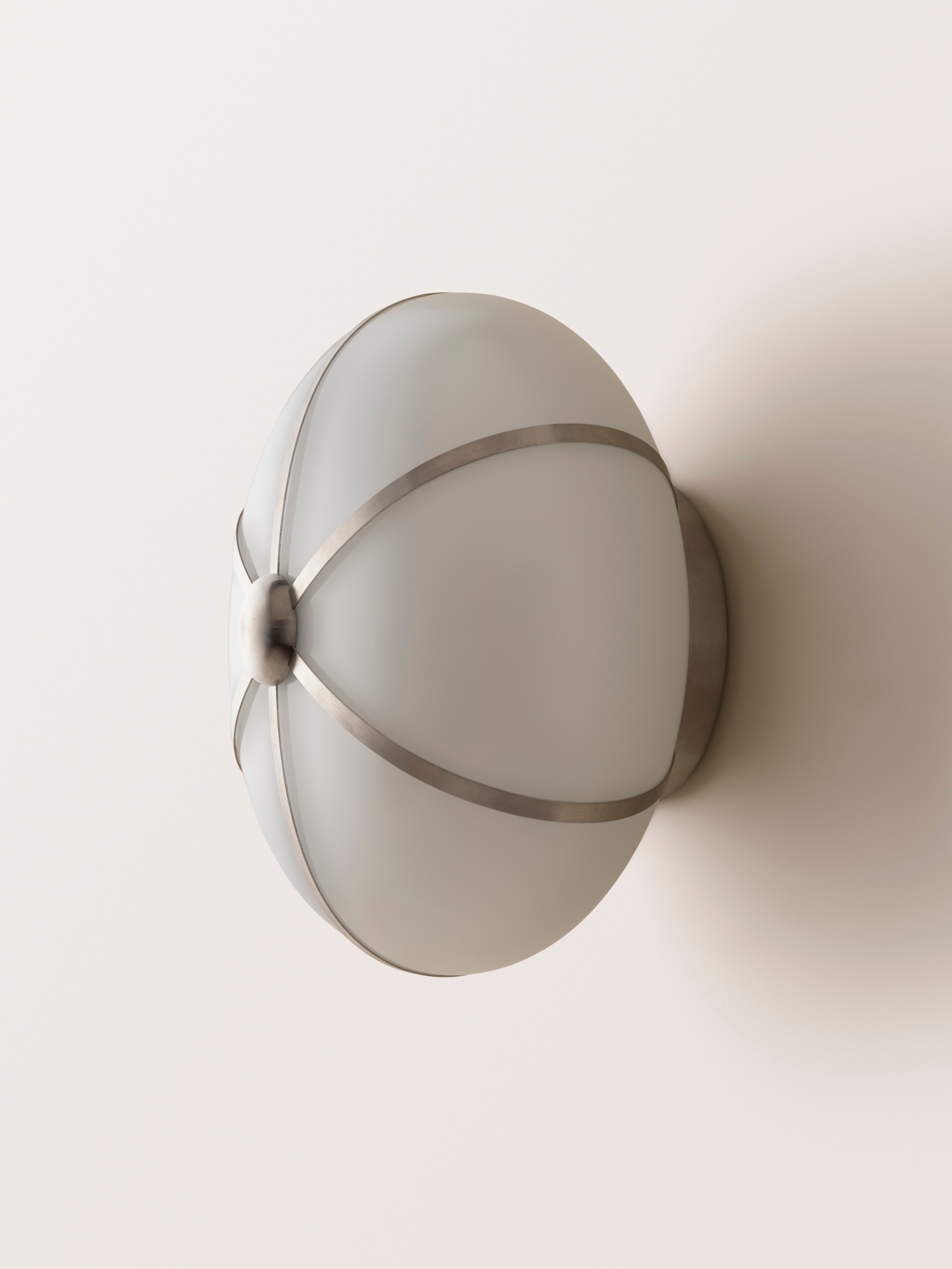 Konekt Collection by Konekt, made of Glass and Nickel, Satin Nickel version, picture 5