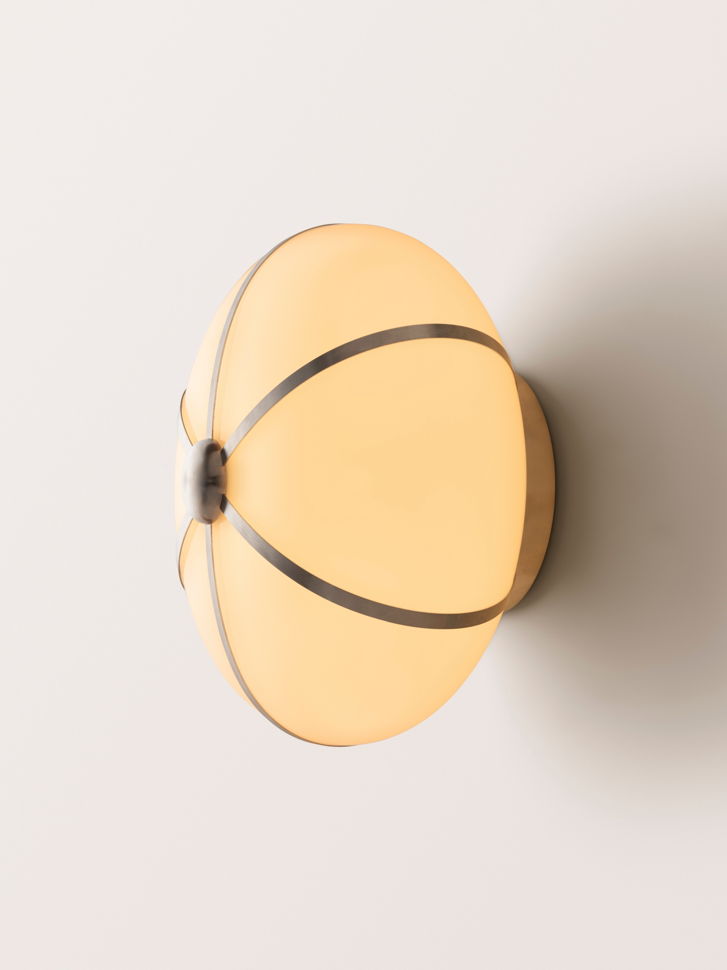 Konekt Collection by Konekt, made of Glass and Nickel, Satin Nickel version, picture 4