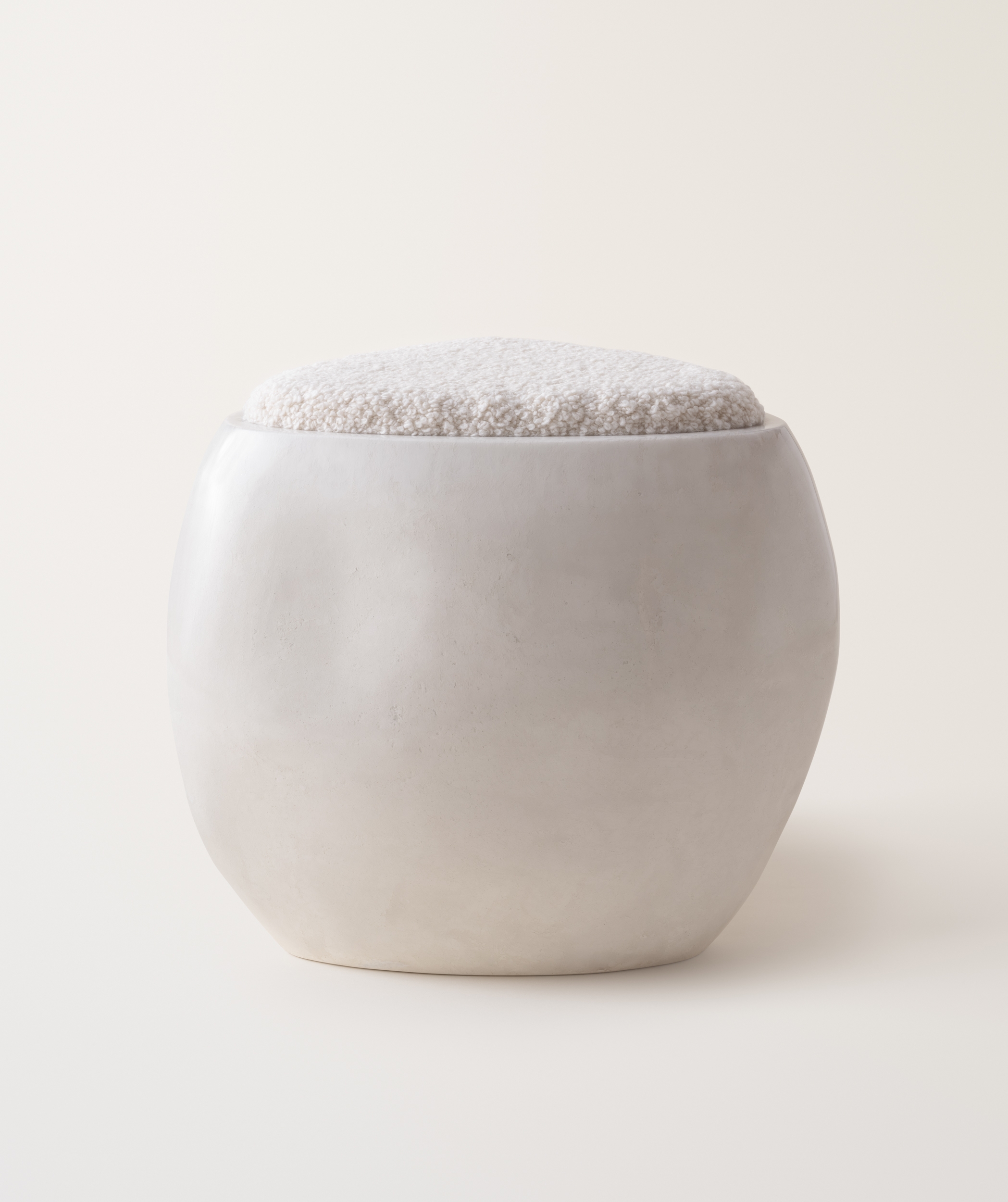 Konekt Collection by Konekt, made of Fiberglass and Upholstery, Cream High Gloss version, picture 2