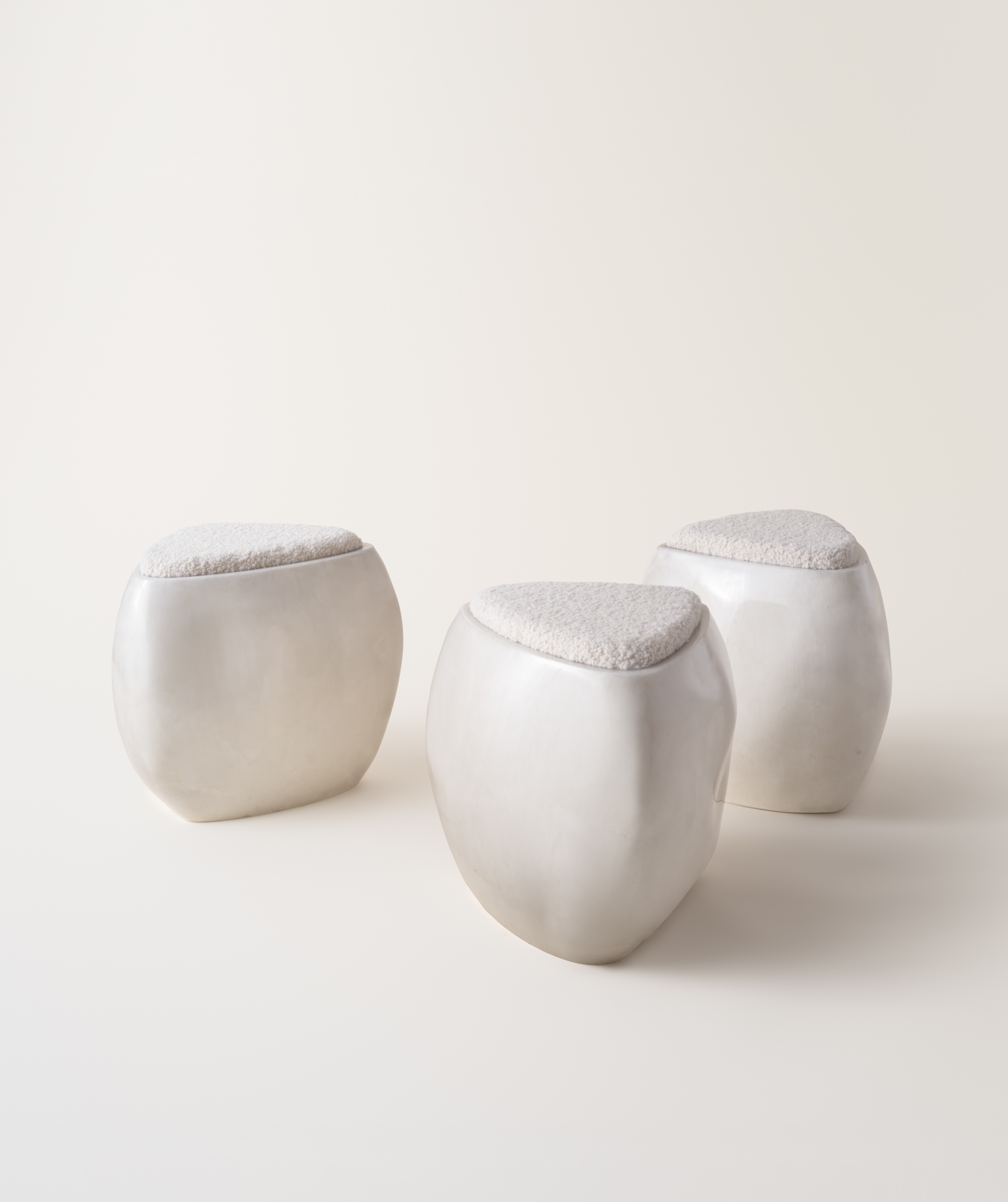 Konekt Collection by Konekt, made of Fiberglass and Upholstery, Cream High Gloss version, picture 5