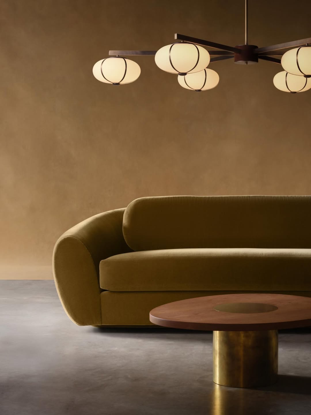 Konekt Collection by Konekt, made of Brass and Wood , Ebonized Walnut / Without Dome version, picture 1