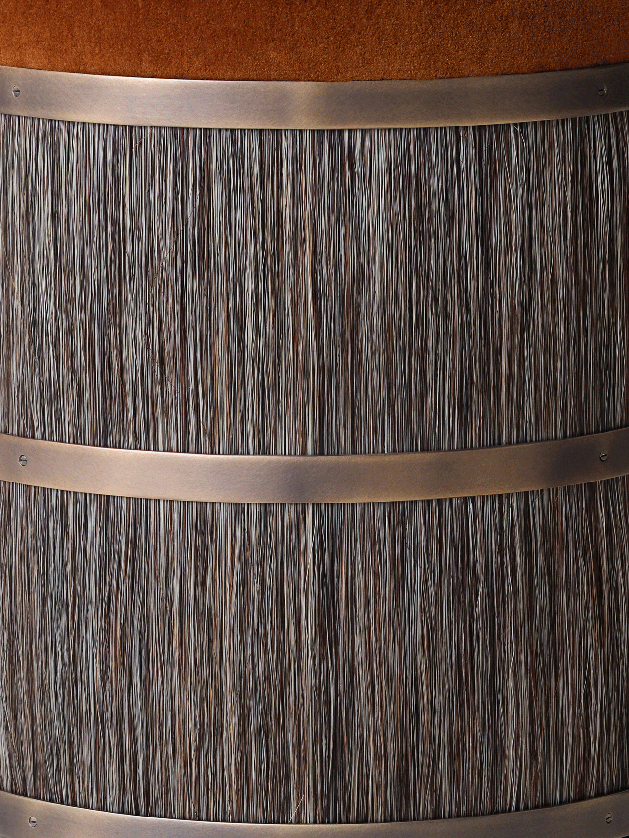 Konekt Collection by Konekt, made of Brass and Horsehair, Antique Brass version, picture 2