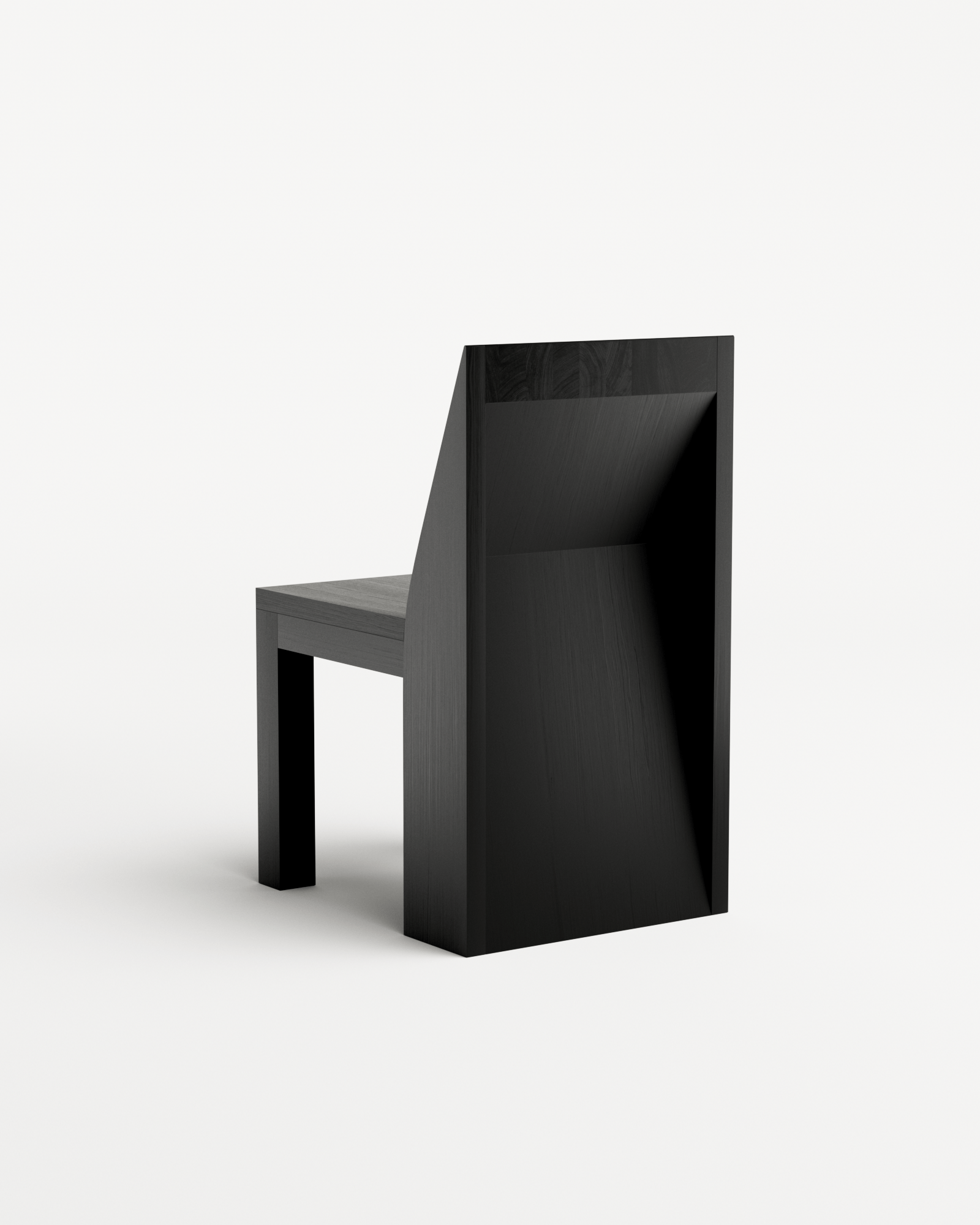 Kursi Chair by Sizar Alexis, made of Wood and , Black version, picture 2