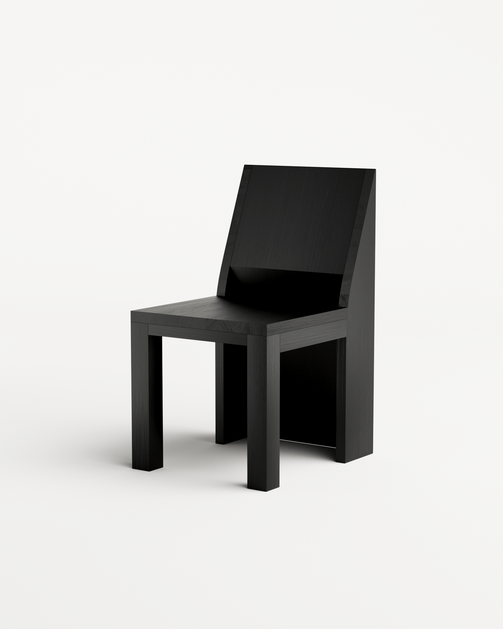 Kursi Chair by Sizar Alexis, made of Wood and , Black version, picture 3