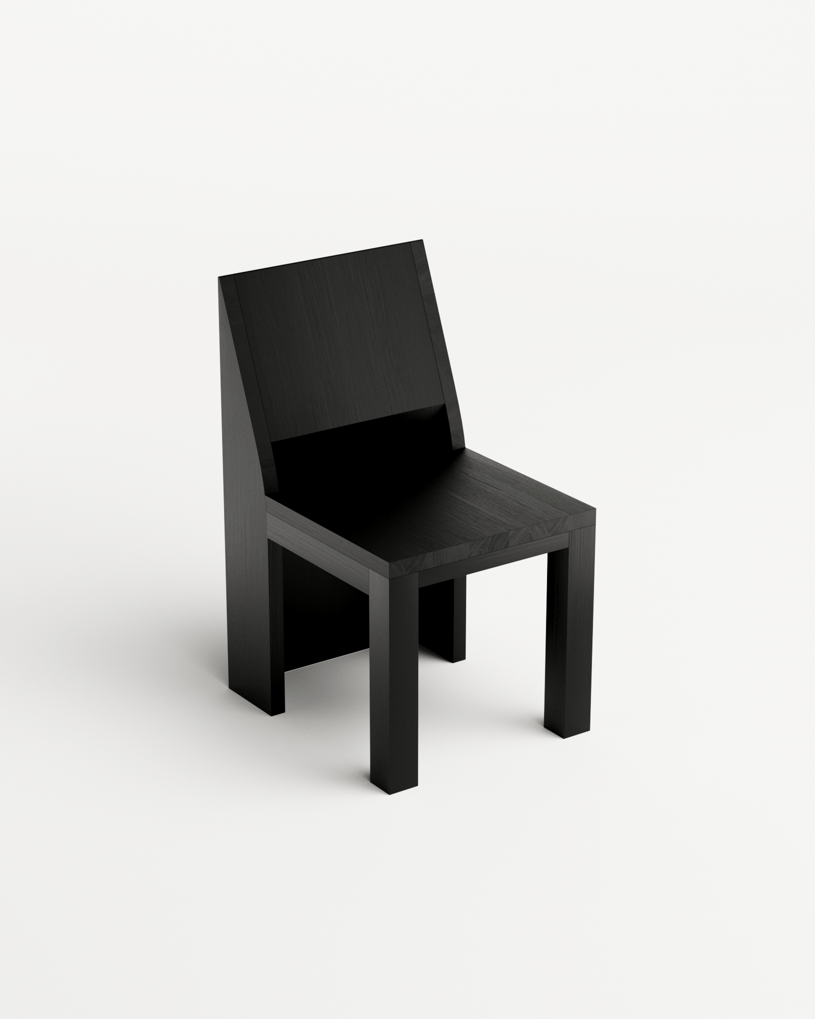 Kursi Chair by Sizar Alexis, made of Wood and , Black version, picture 4