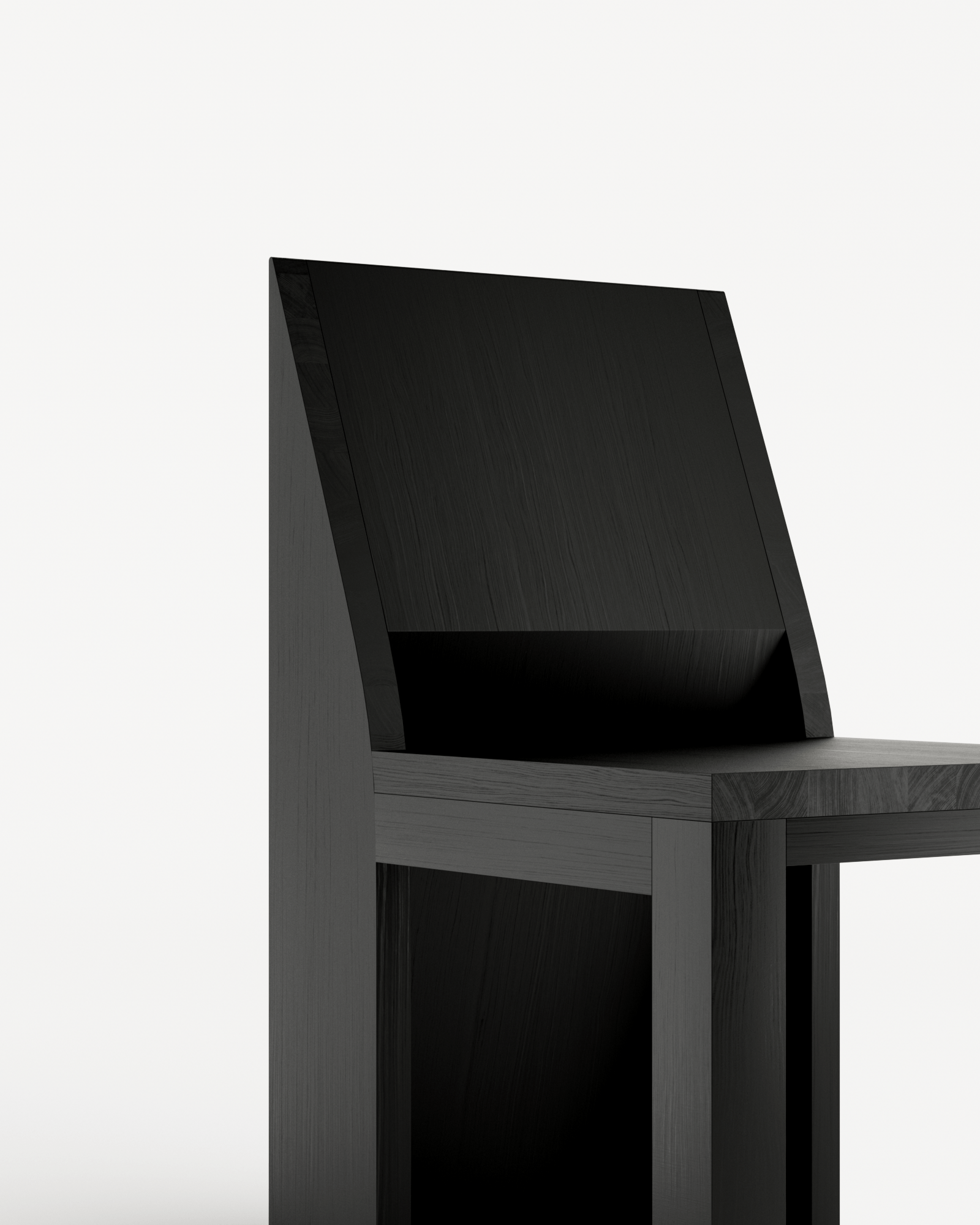 Kursi Chair by Sizar Alexis, made of Wood and , Black version, picture 5