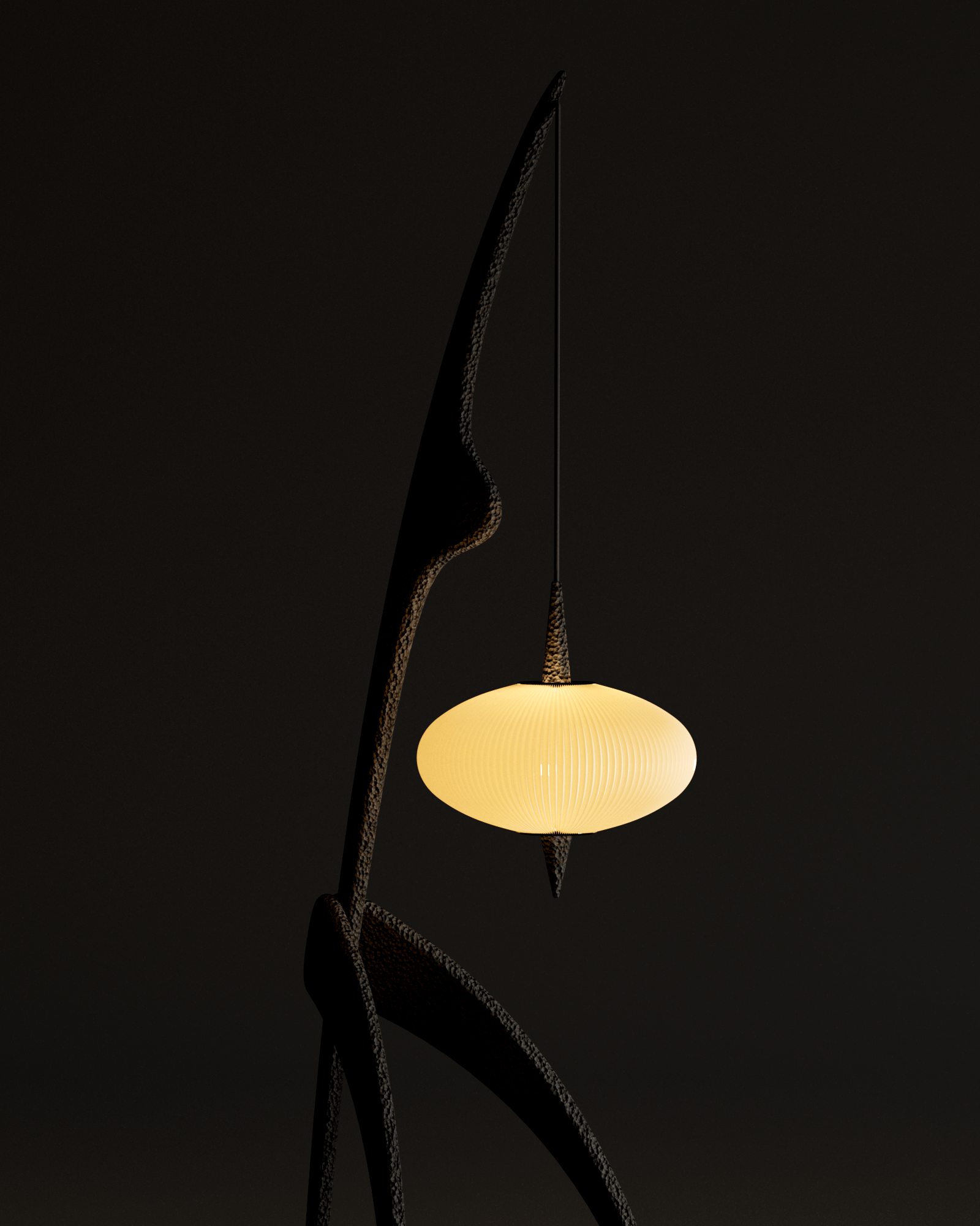 La Mante Religieuse by Rispal x Lucas Castex, made of Wood and , Black version, picture 5