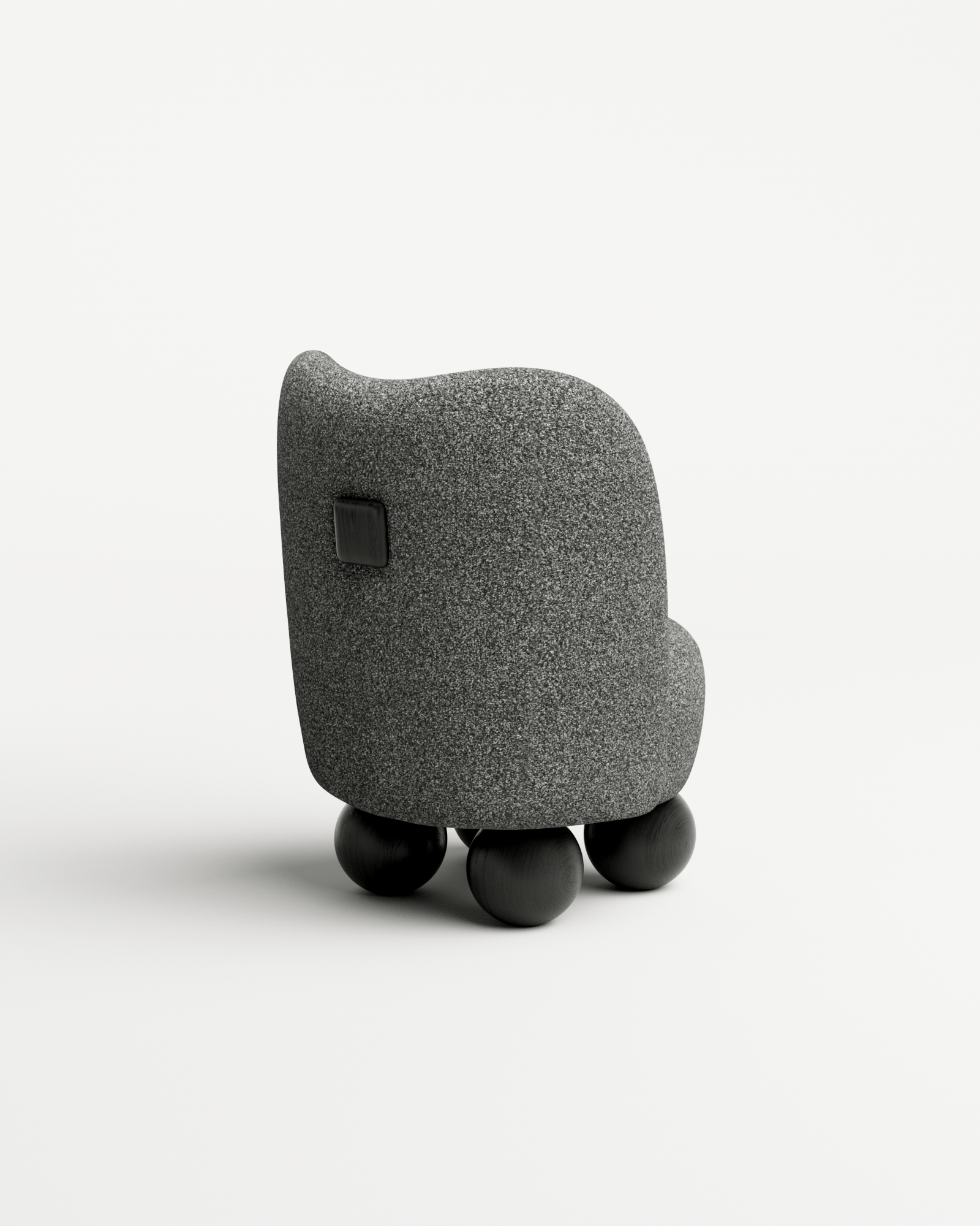 Umbra by Le Berre Vevaud, made of Plain / Textured Weave and , Gray version, picture 1