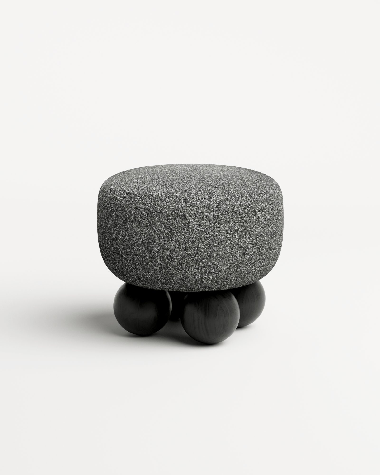 Umbra by Le Berre Vevaud, made of Plain / Textured Weave and , Gray version, picture 1