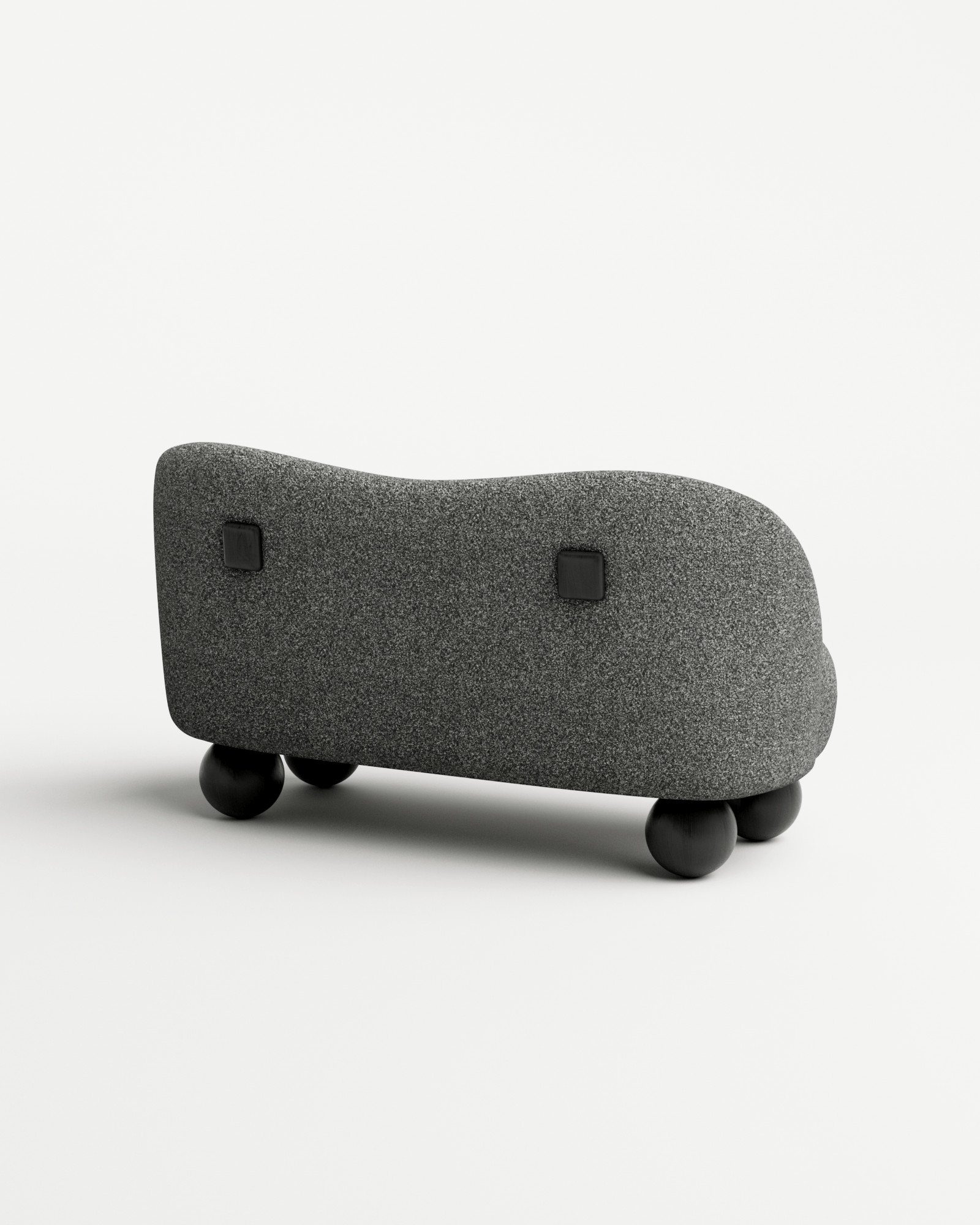 Umbra by Le Berre Vevaud, made of Plain / Textured Weave and , Gray version, picture 1