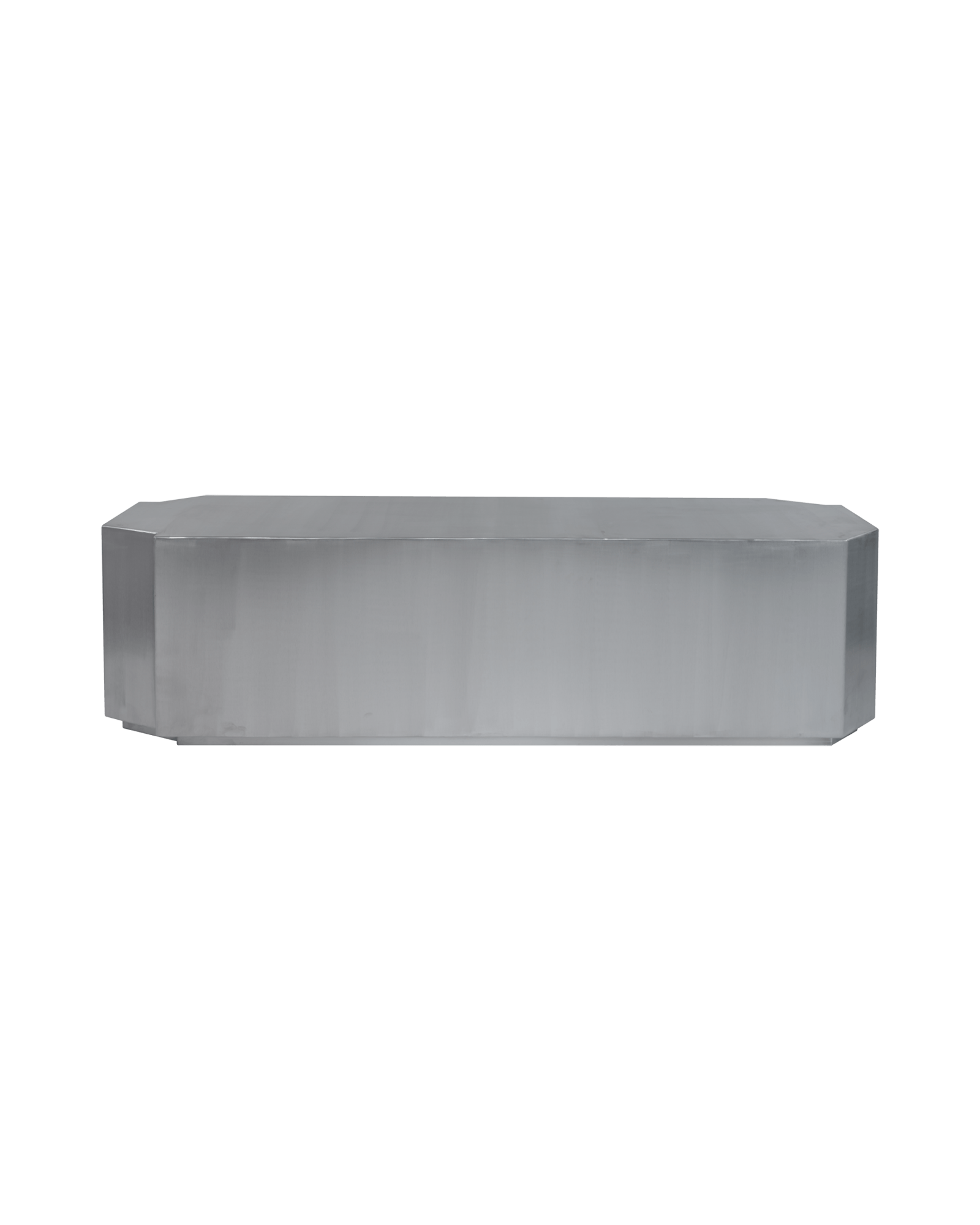 Funki Bench, Louise Roe Collection, Louise Roe Brushed Aluminium