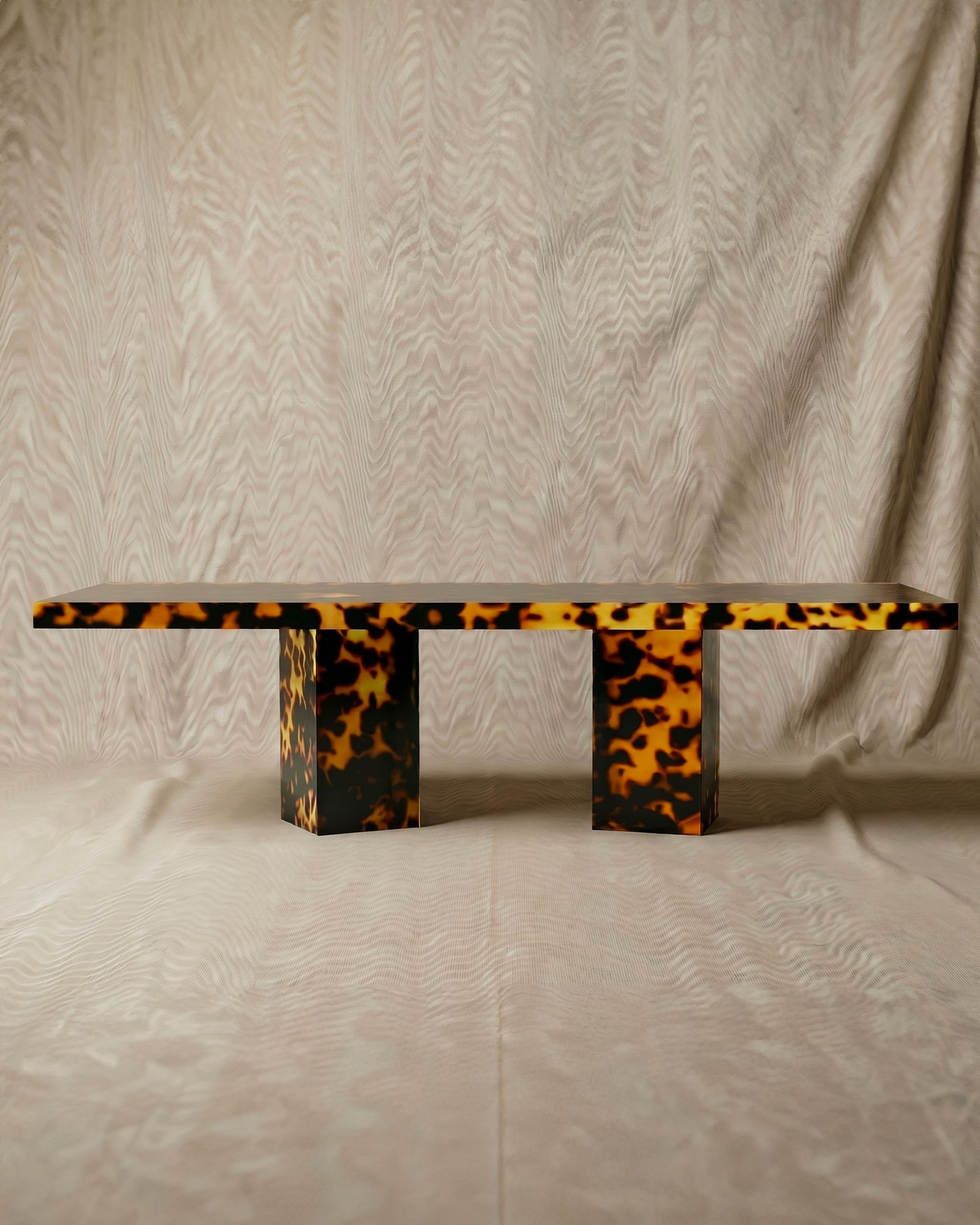 Maison Pierre Favresse Collection - Tortoise Table, Lacqued MDF, shot 3