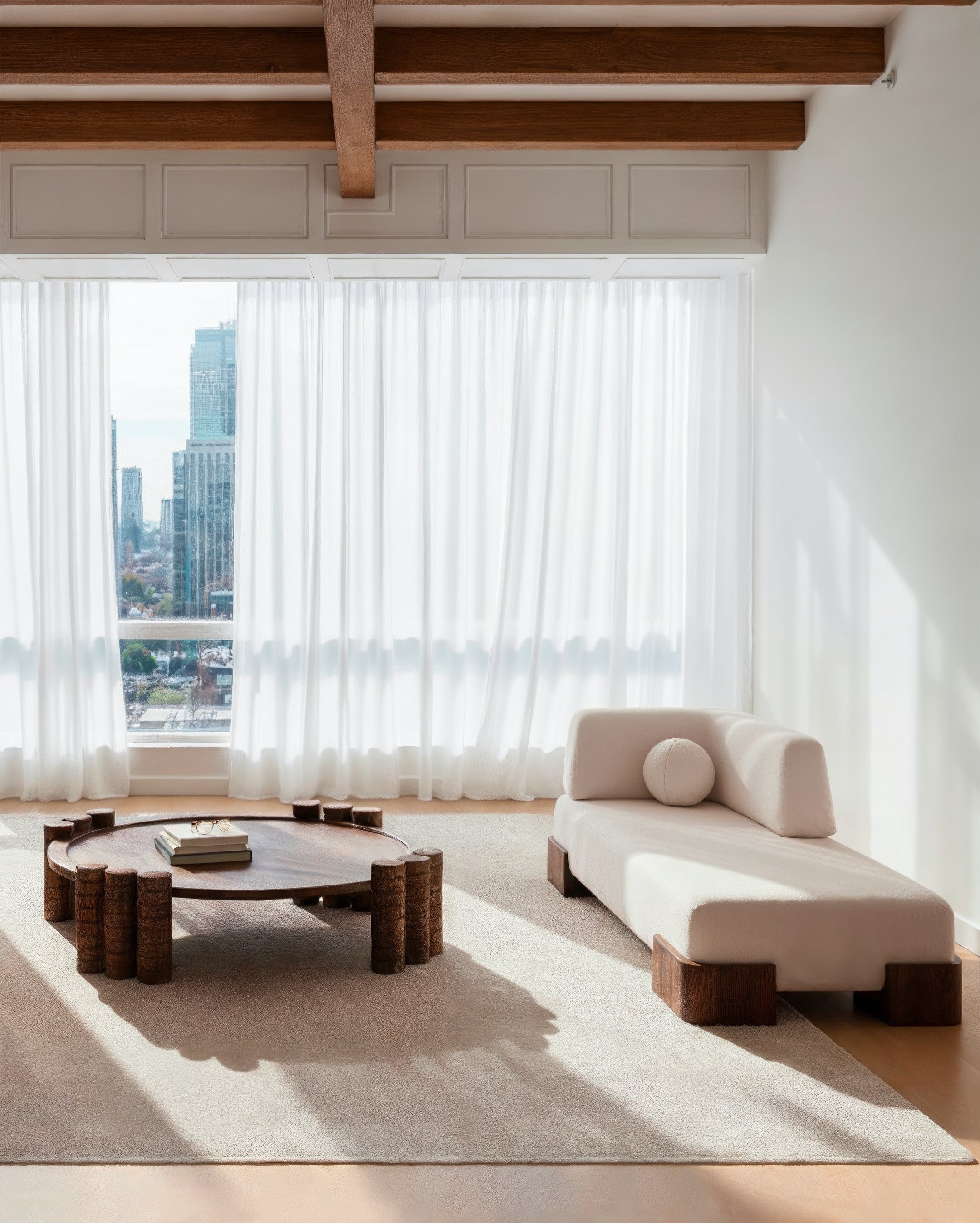 Round Coffee Table, Manhattan Collection, Girodroux Delpy x Monde Singulier